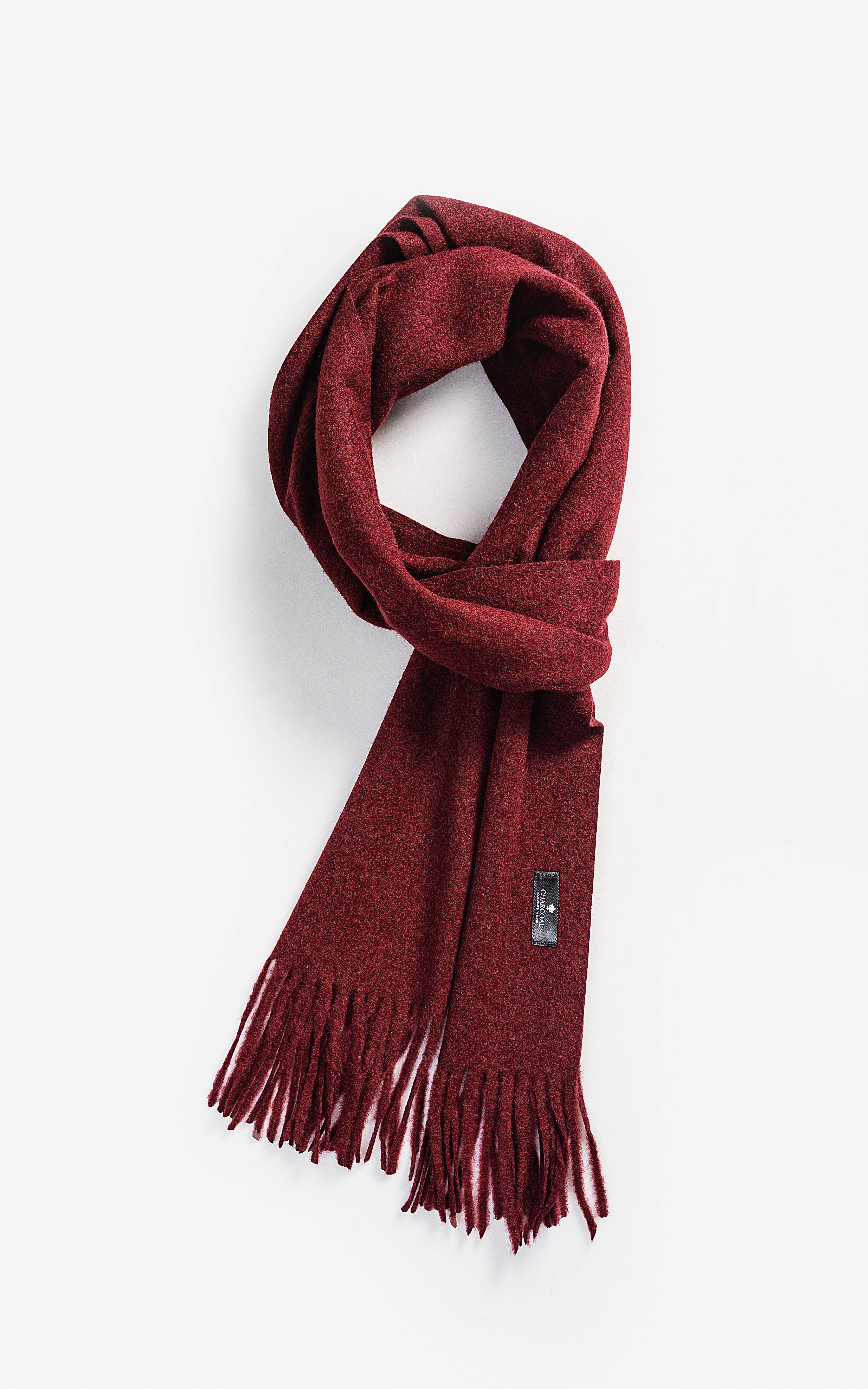 Fringe Wool blended Scarf