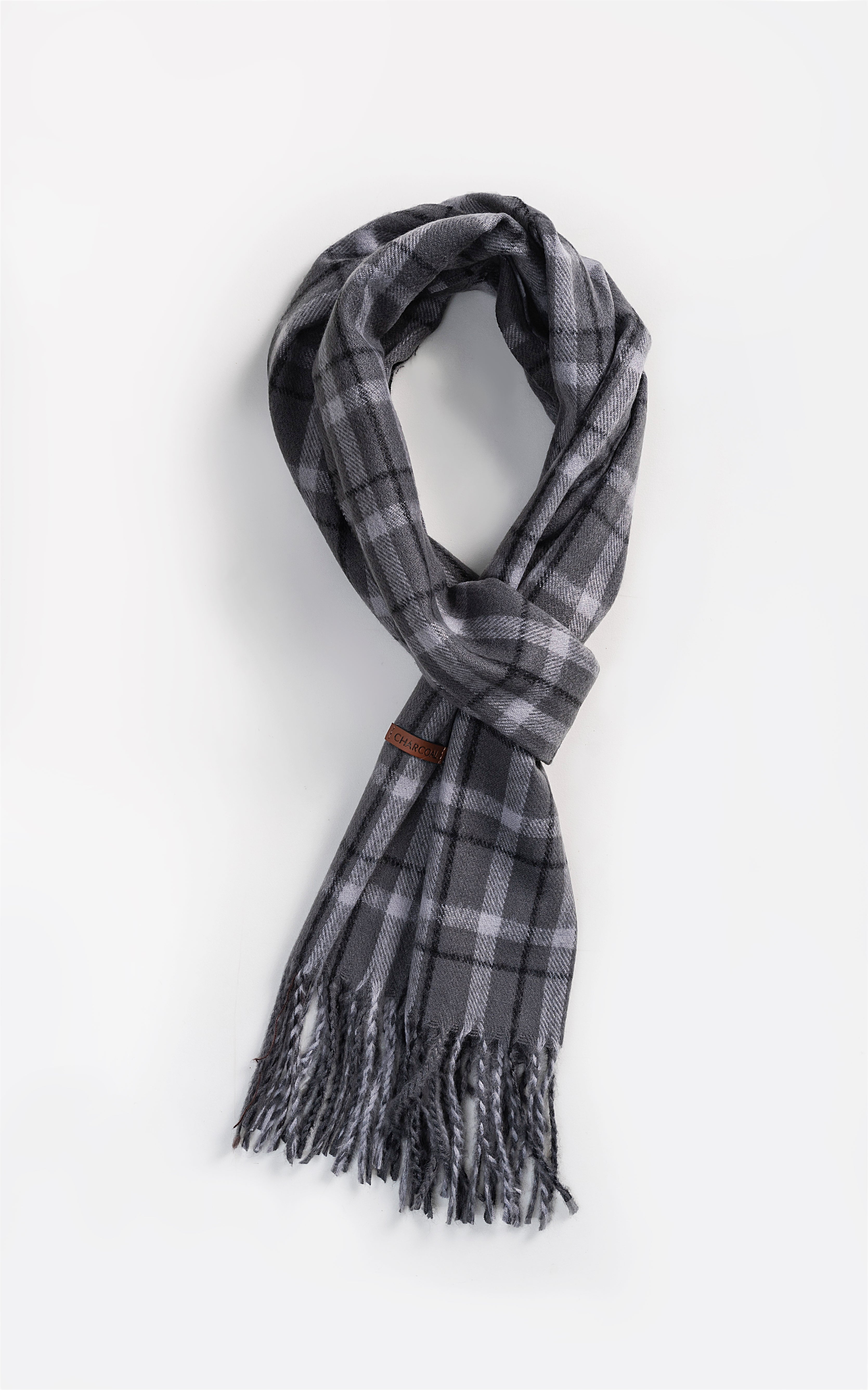 Plaid Wool Blended scarf