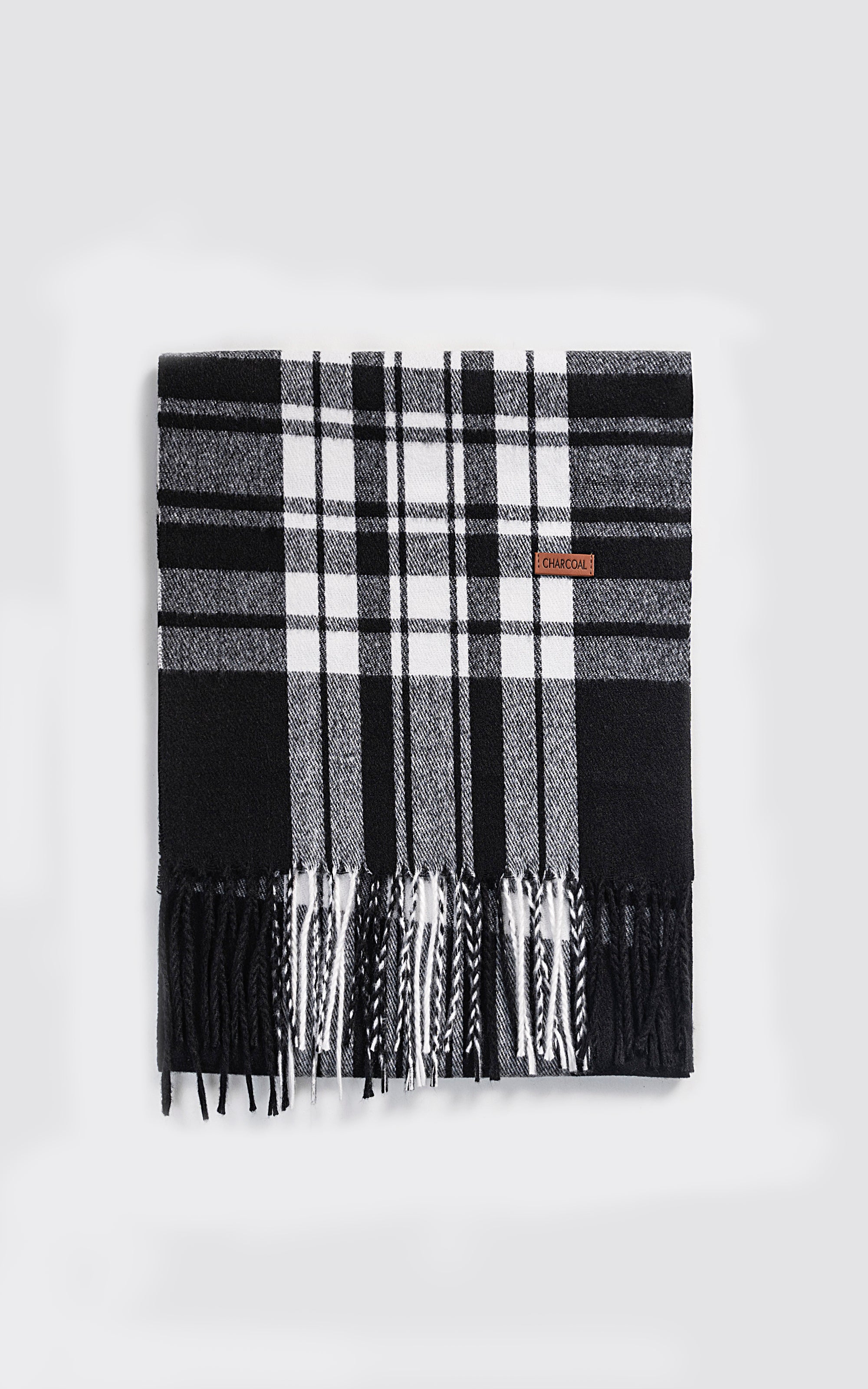 Plaid Wool Blended scarf