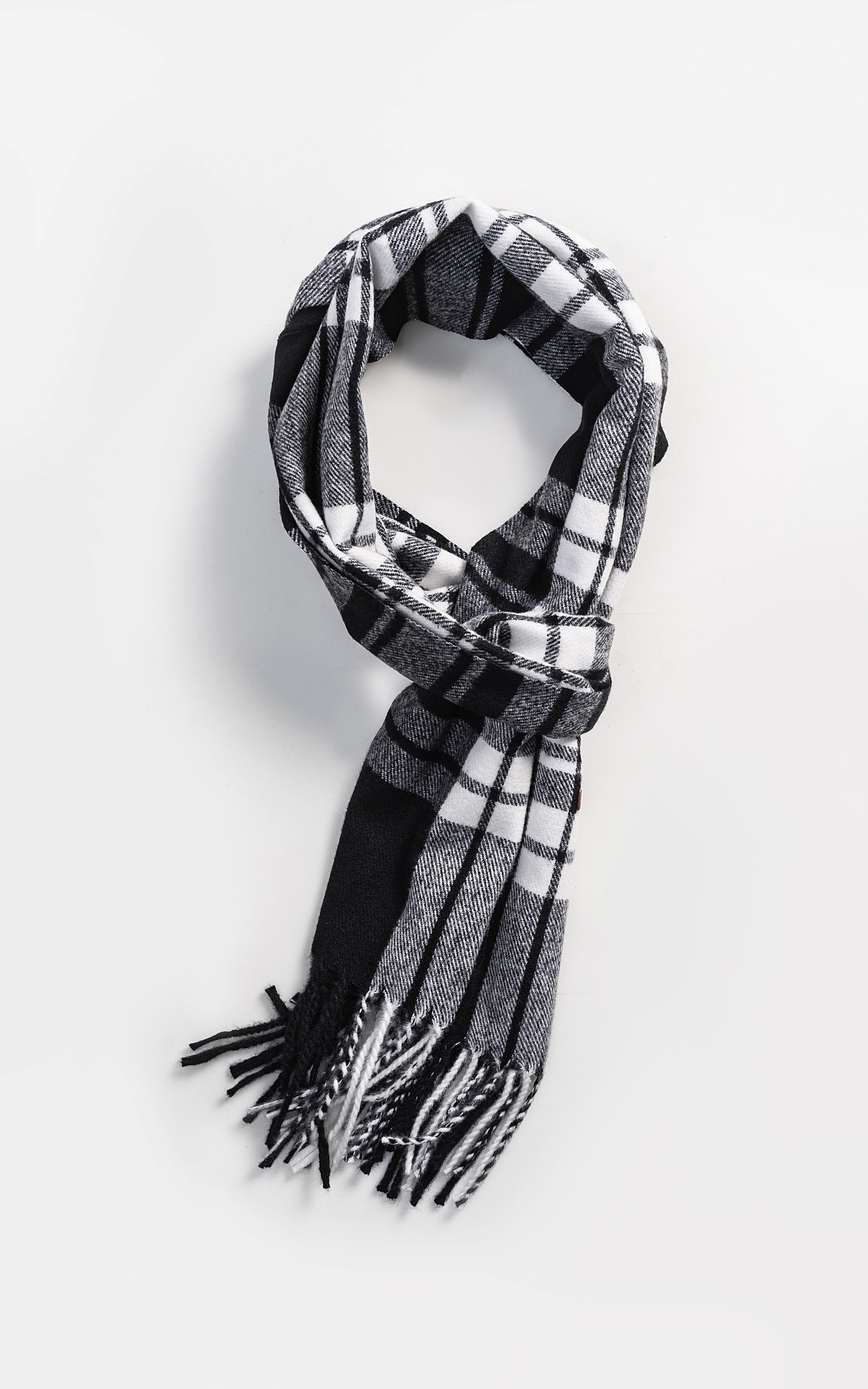 Plaid Wool Blended scarf