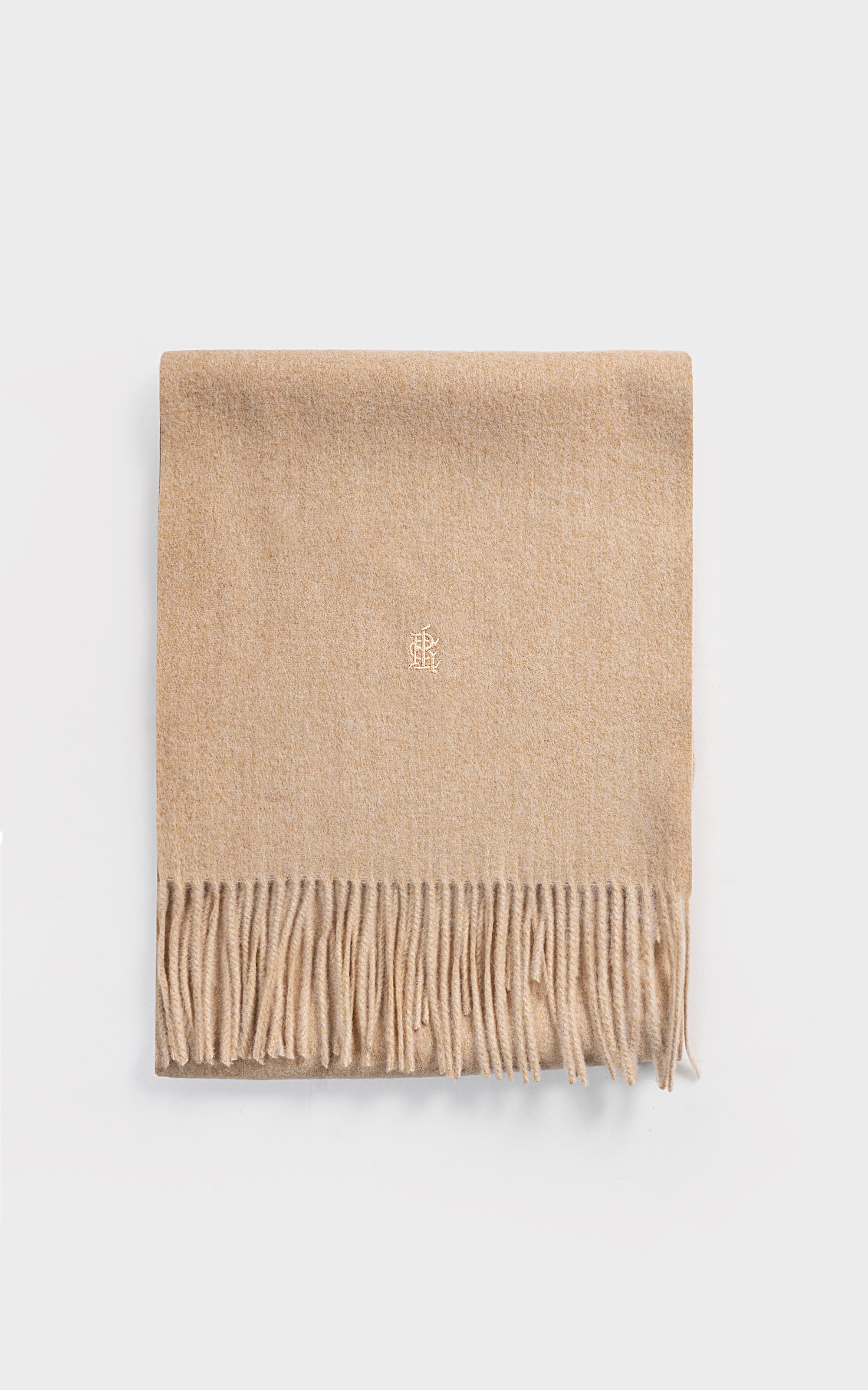 Fringe Wool blended Scarf