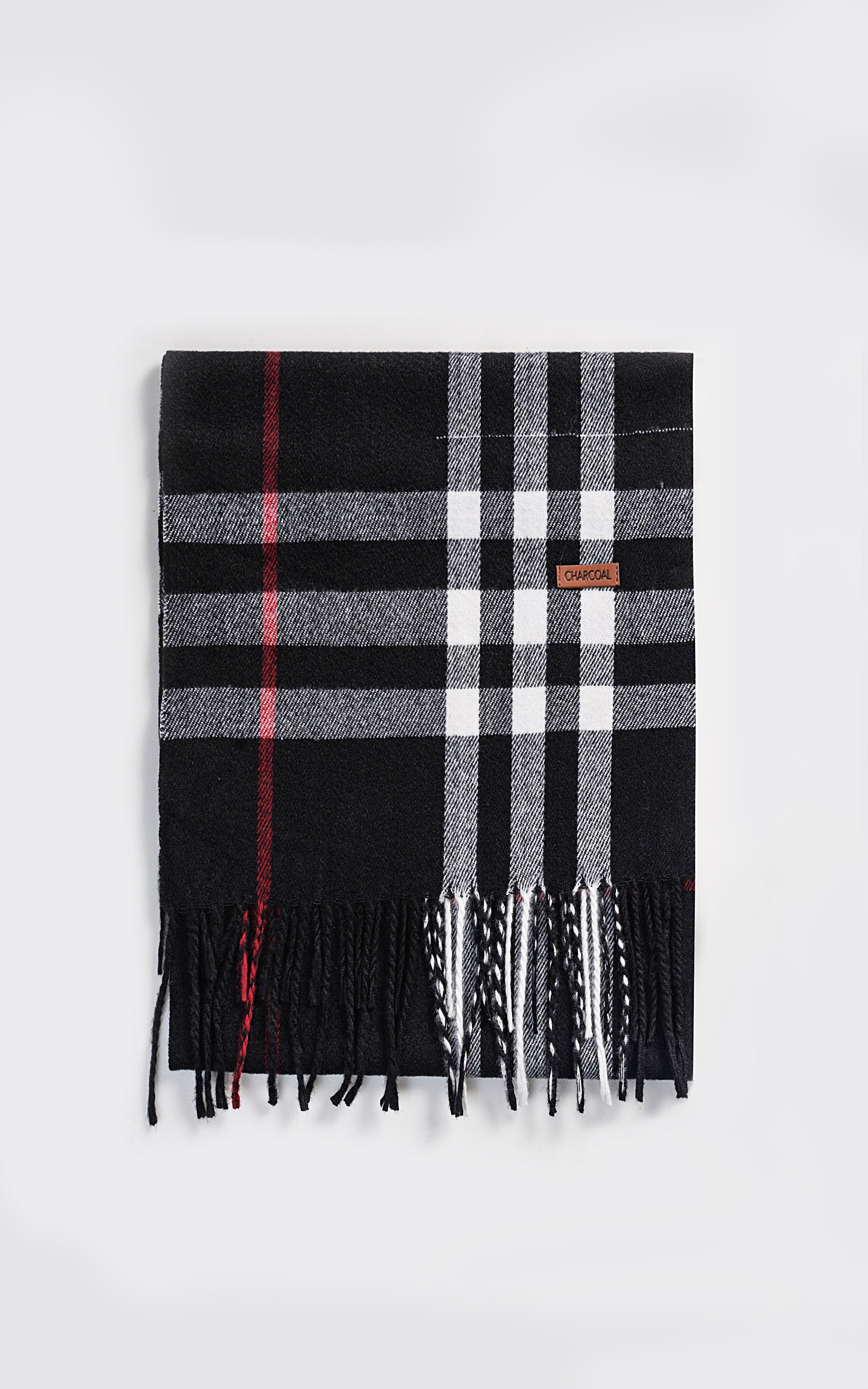 Plaid Wool Blended scarf