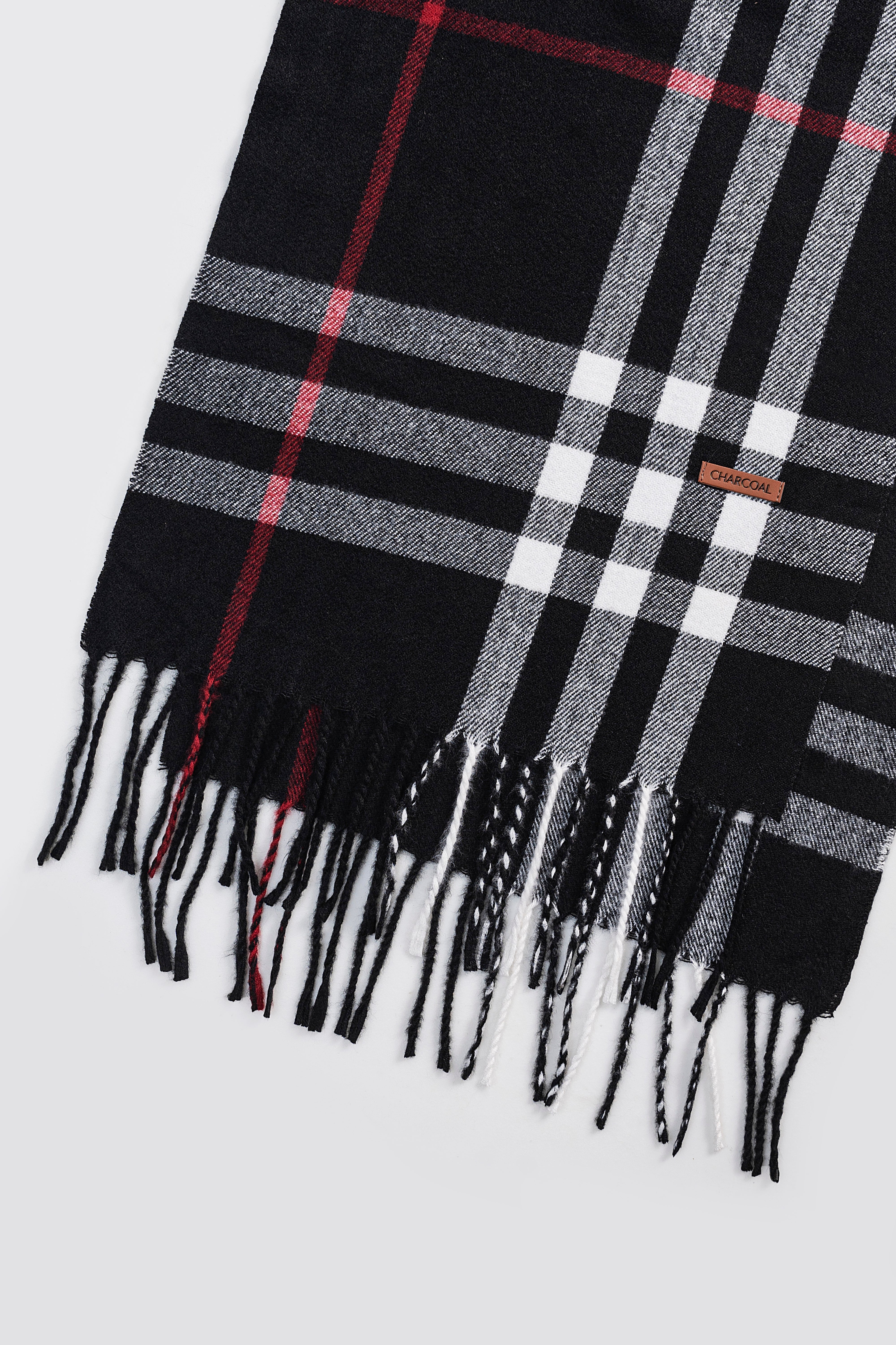 Plaid Wool Blended scarf