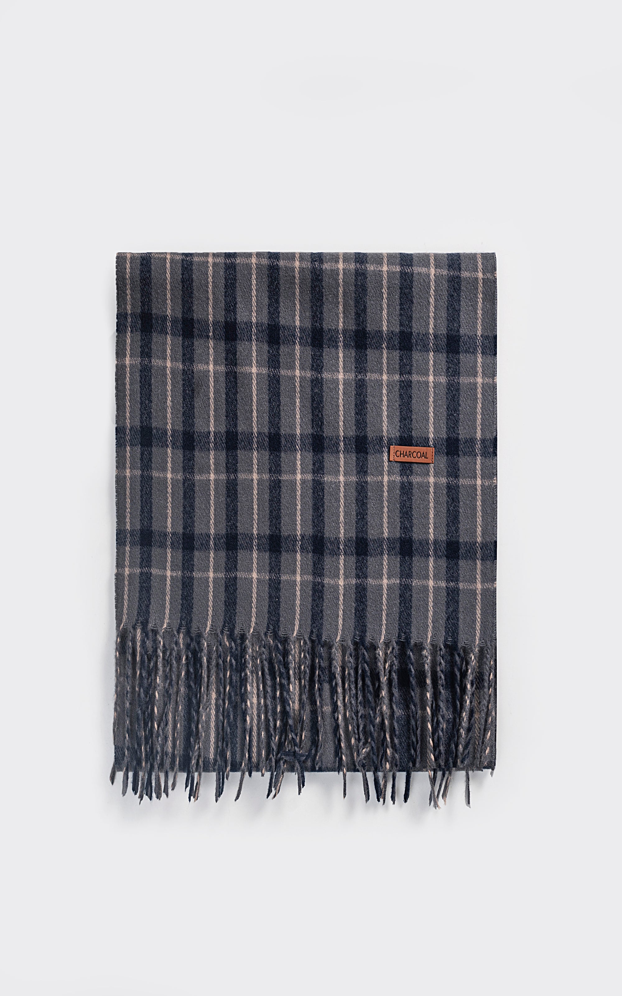 Plaid Wool Blended scarf