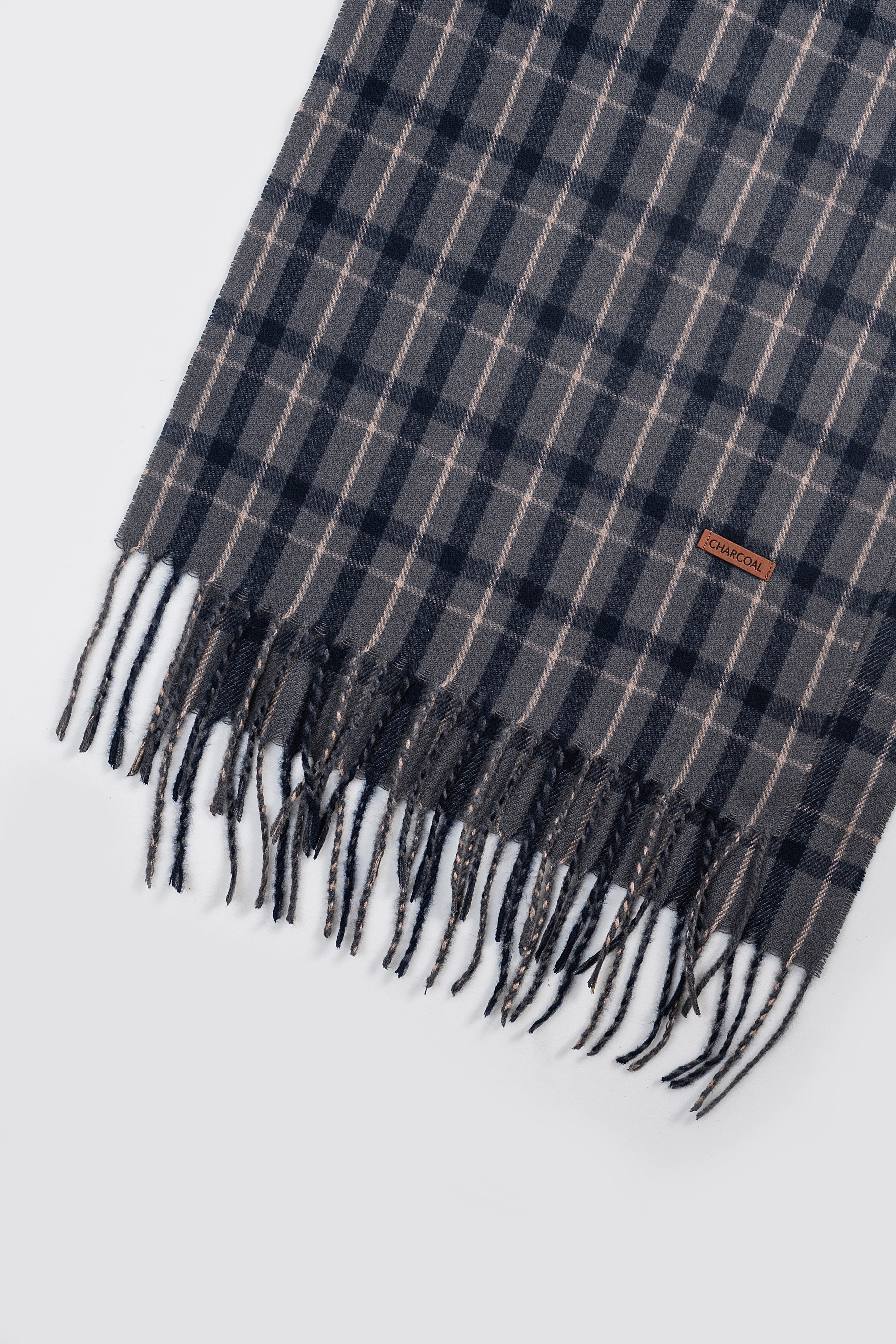 Plaid Wool Blended scarf