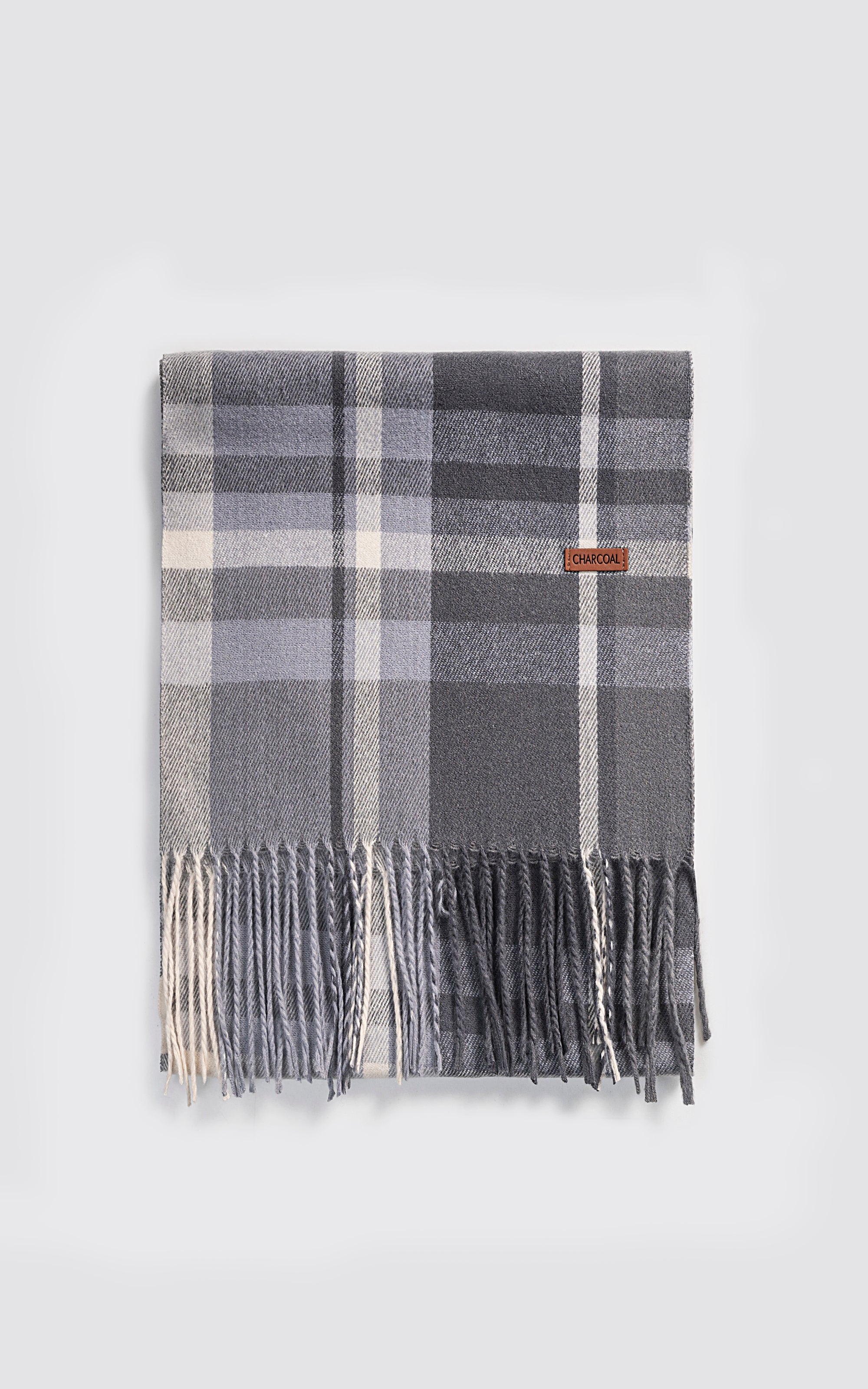 Plaid Wool Blended scarf