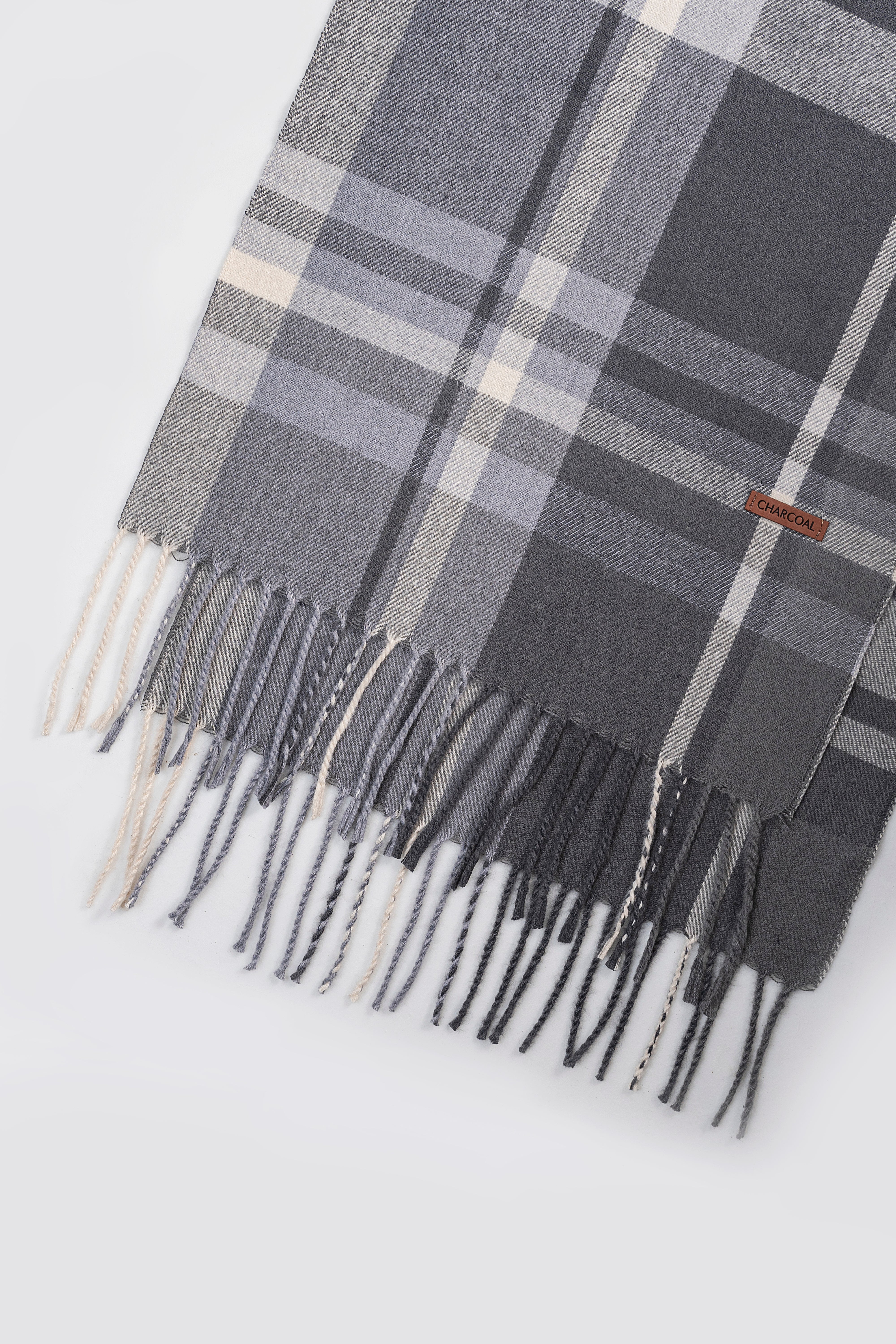 Plaid Wool Blended scarf