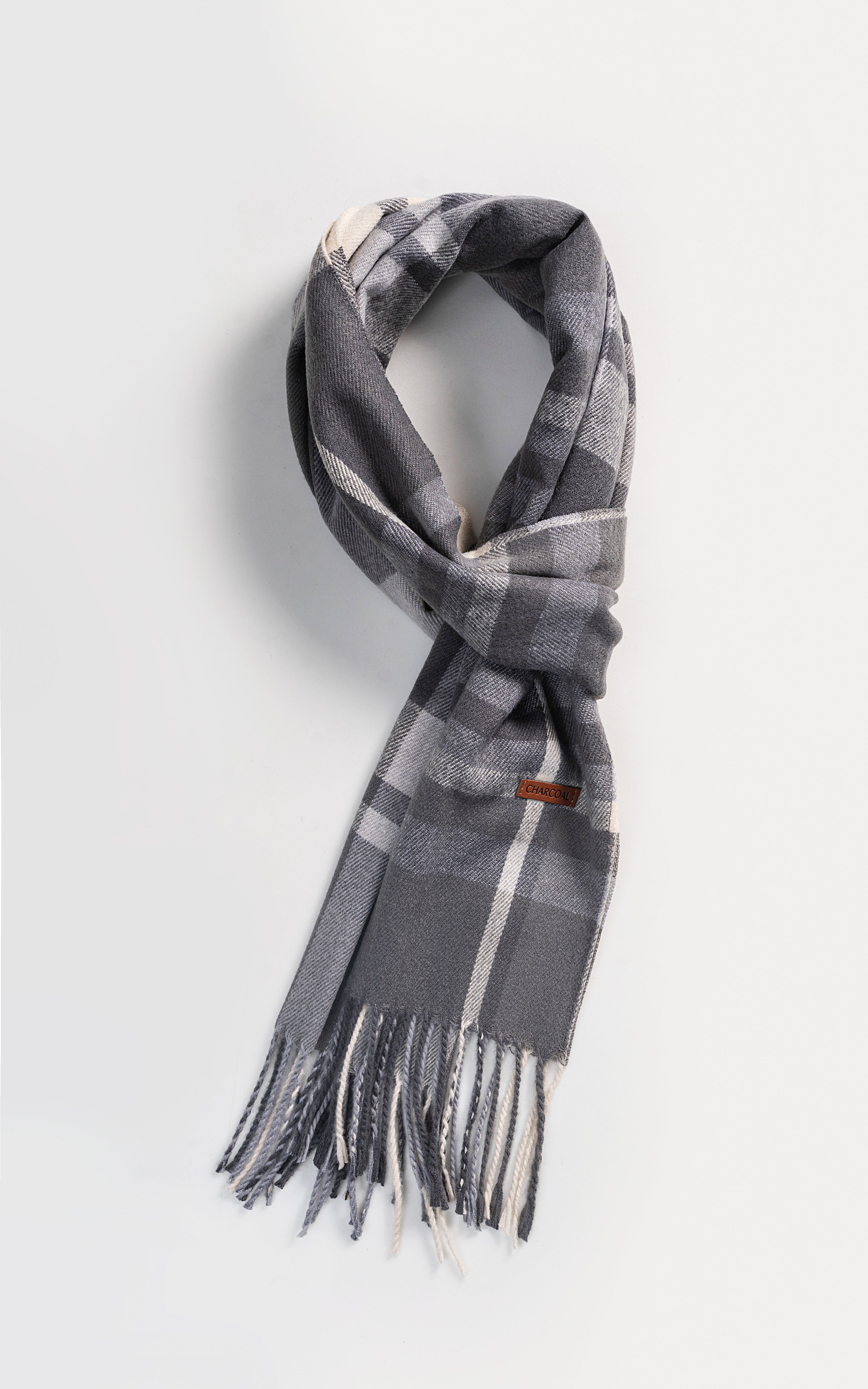 Plaid Wool Blended scarf