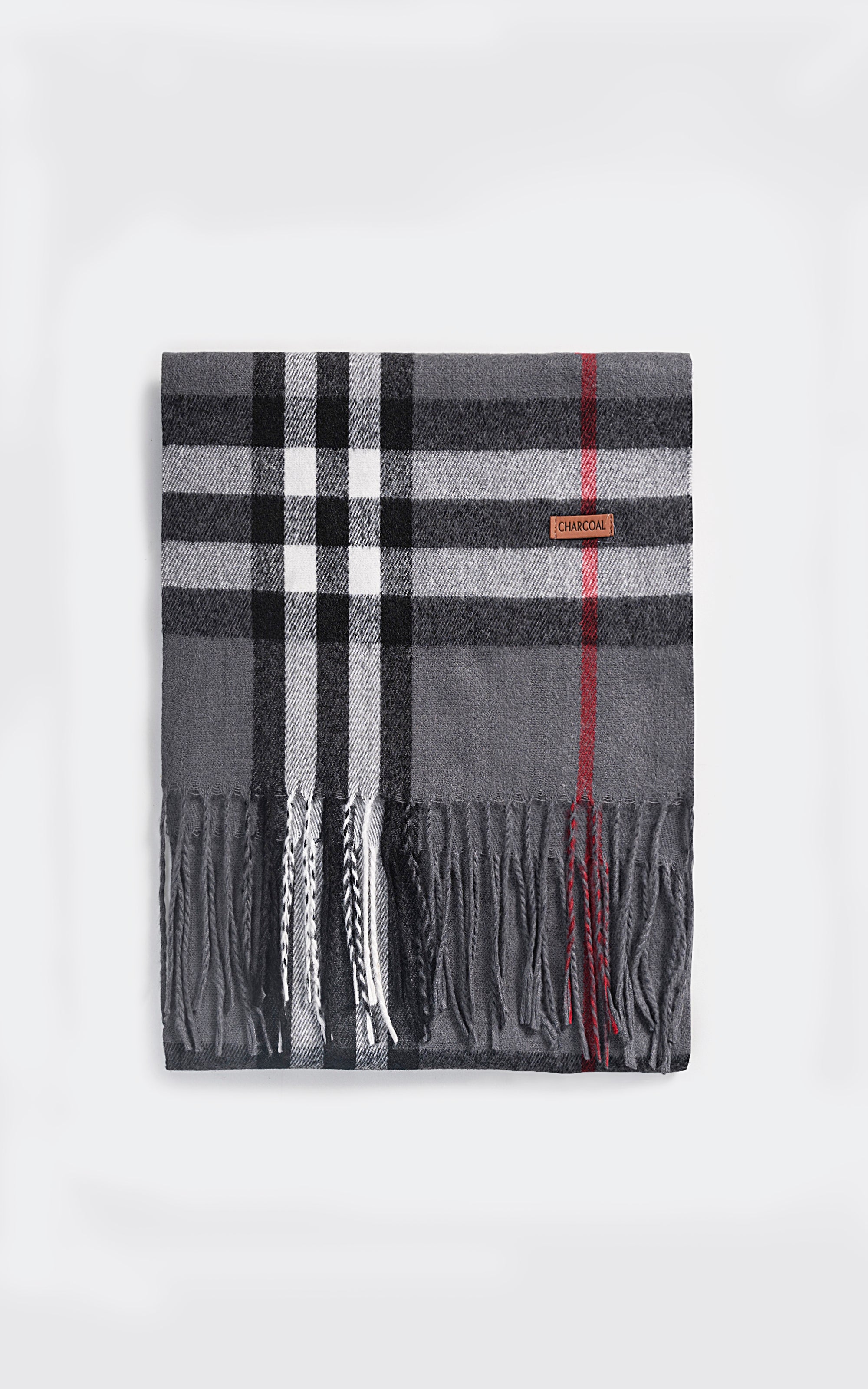 Plaid Wool Blended scarf