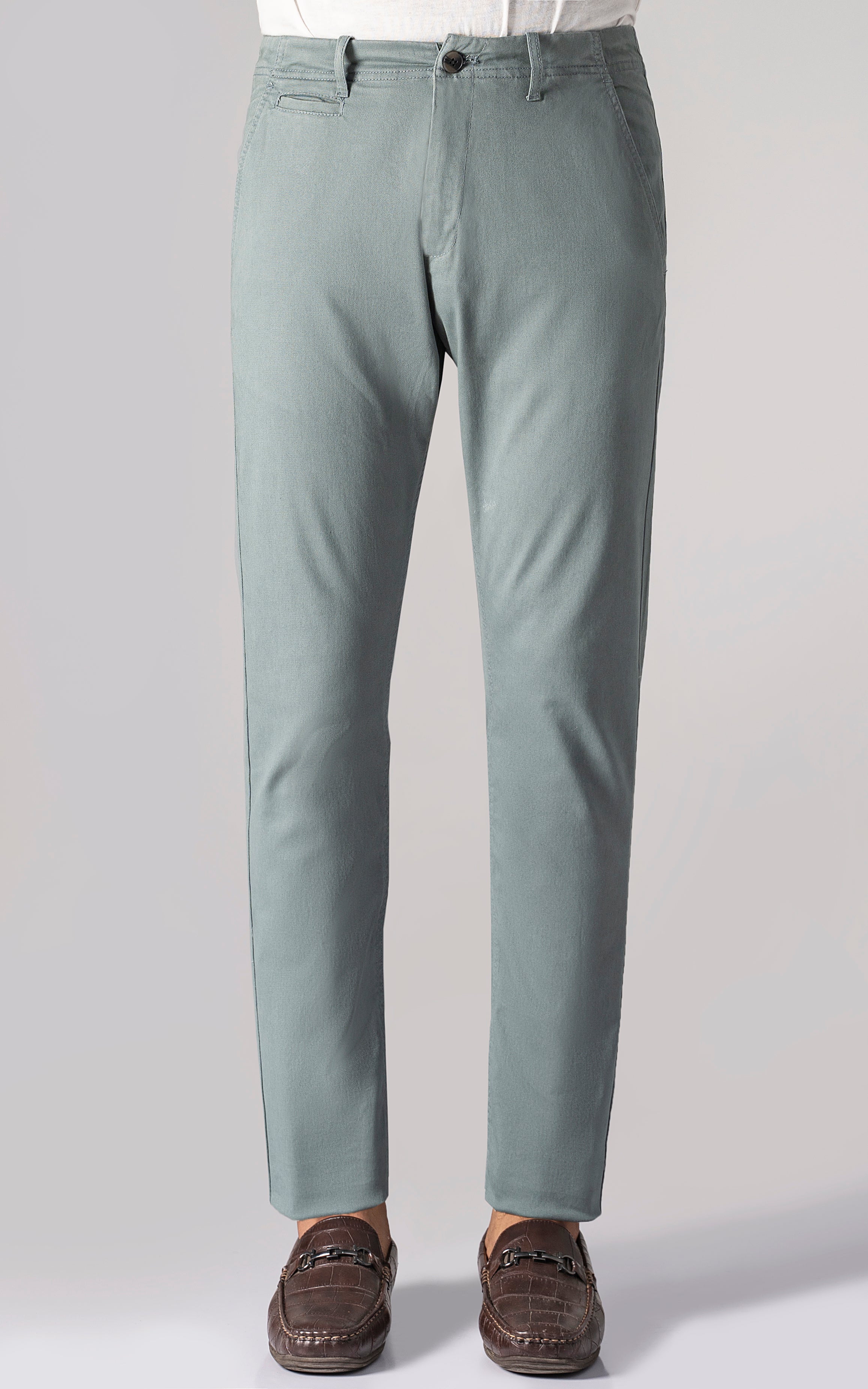 CASUAL PANT CROSS POCKET SAGE GREEN