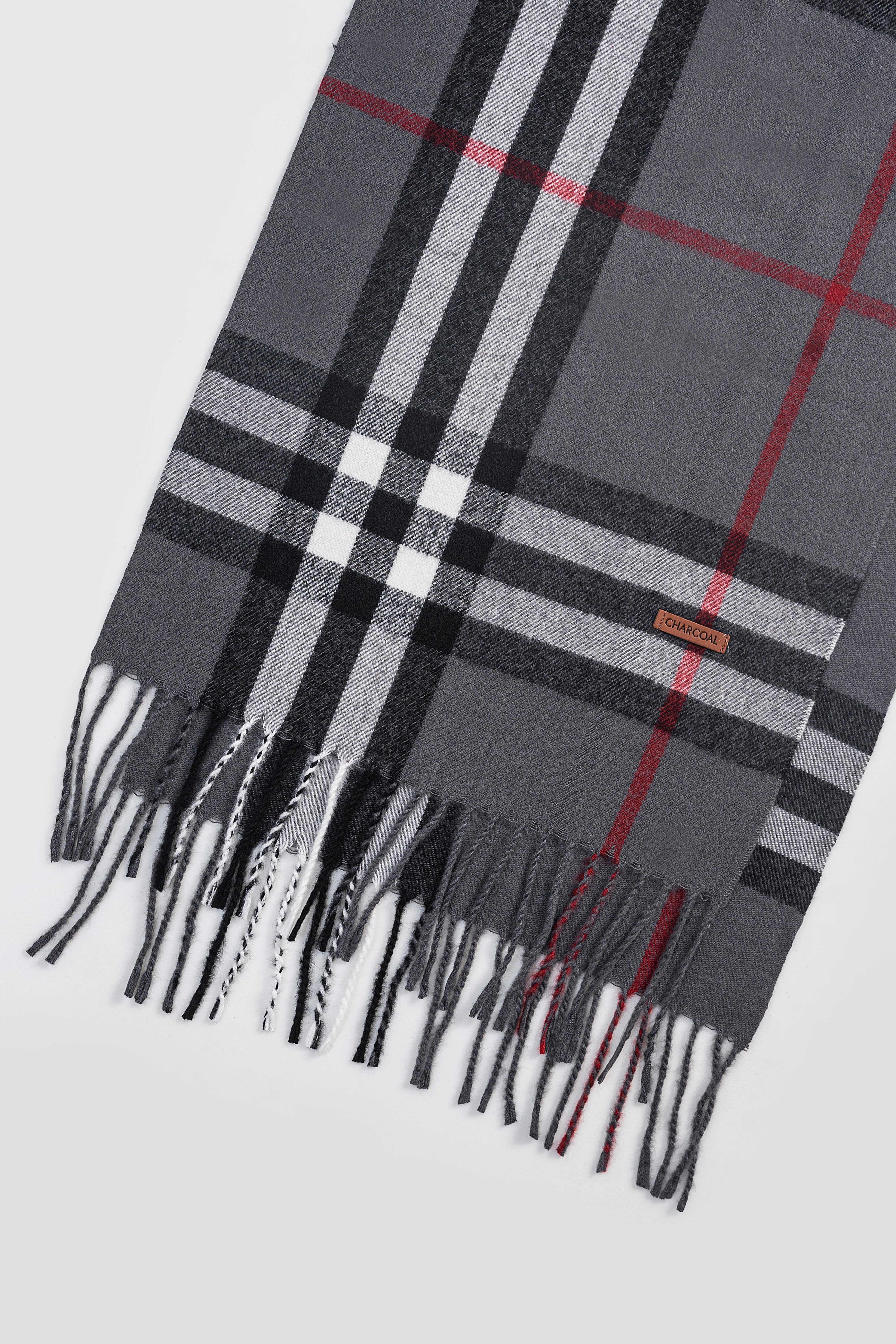 Plaid Wool Blended scarf