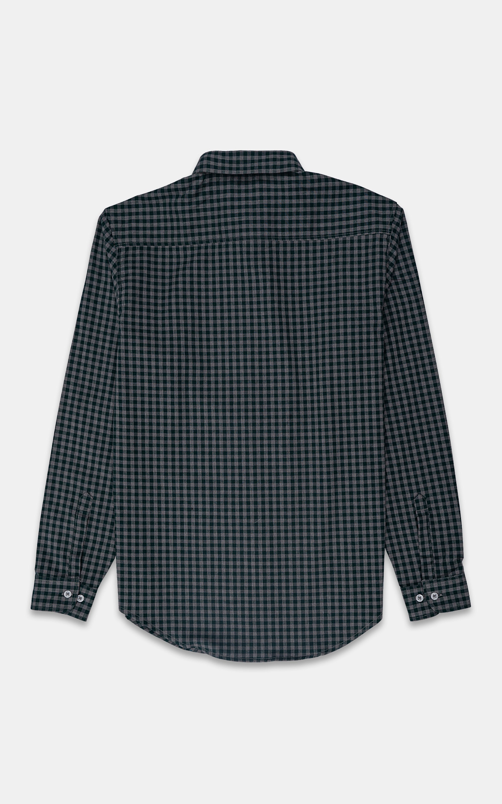 CASUAL SHIRT GREEN CHECK