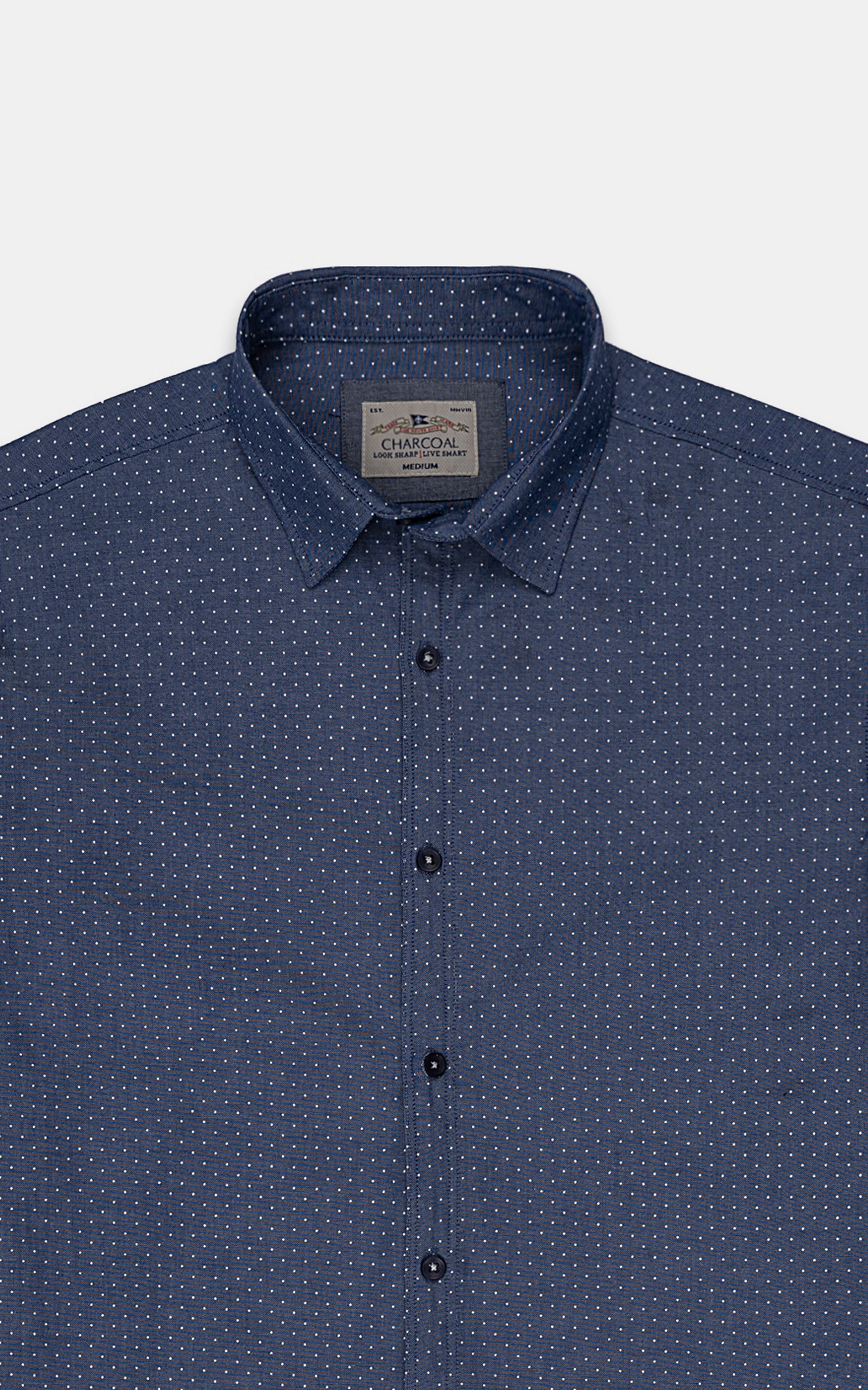 CASUAL SHIRT CHAMBRAY BLUE