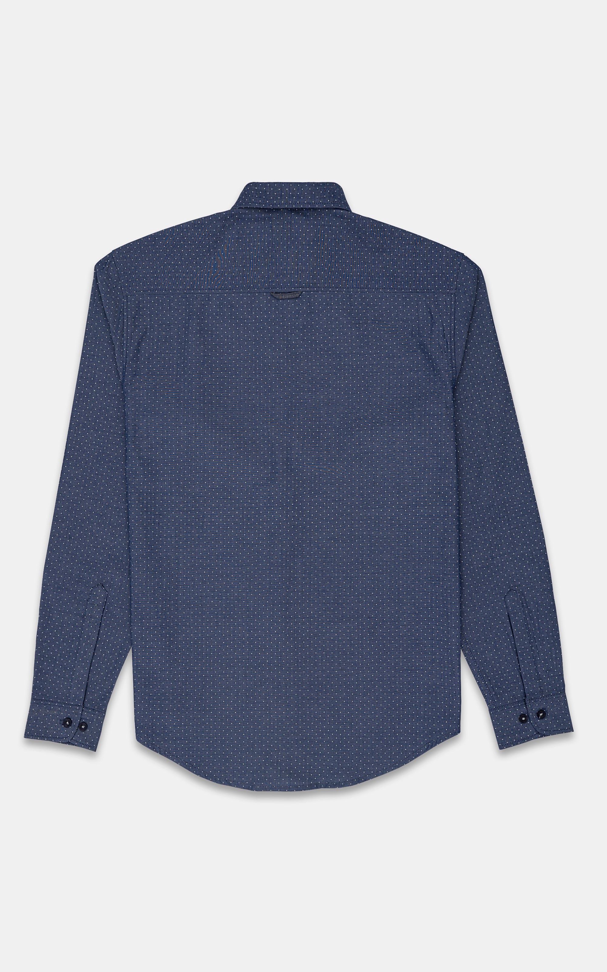 CASUAL SHIRT CHAMBRAY BLUE