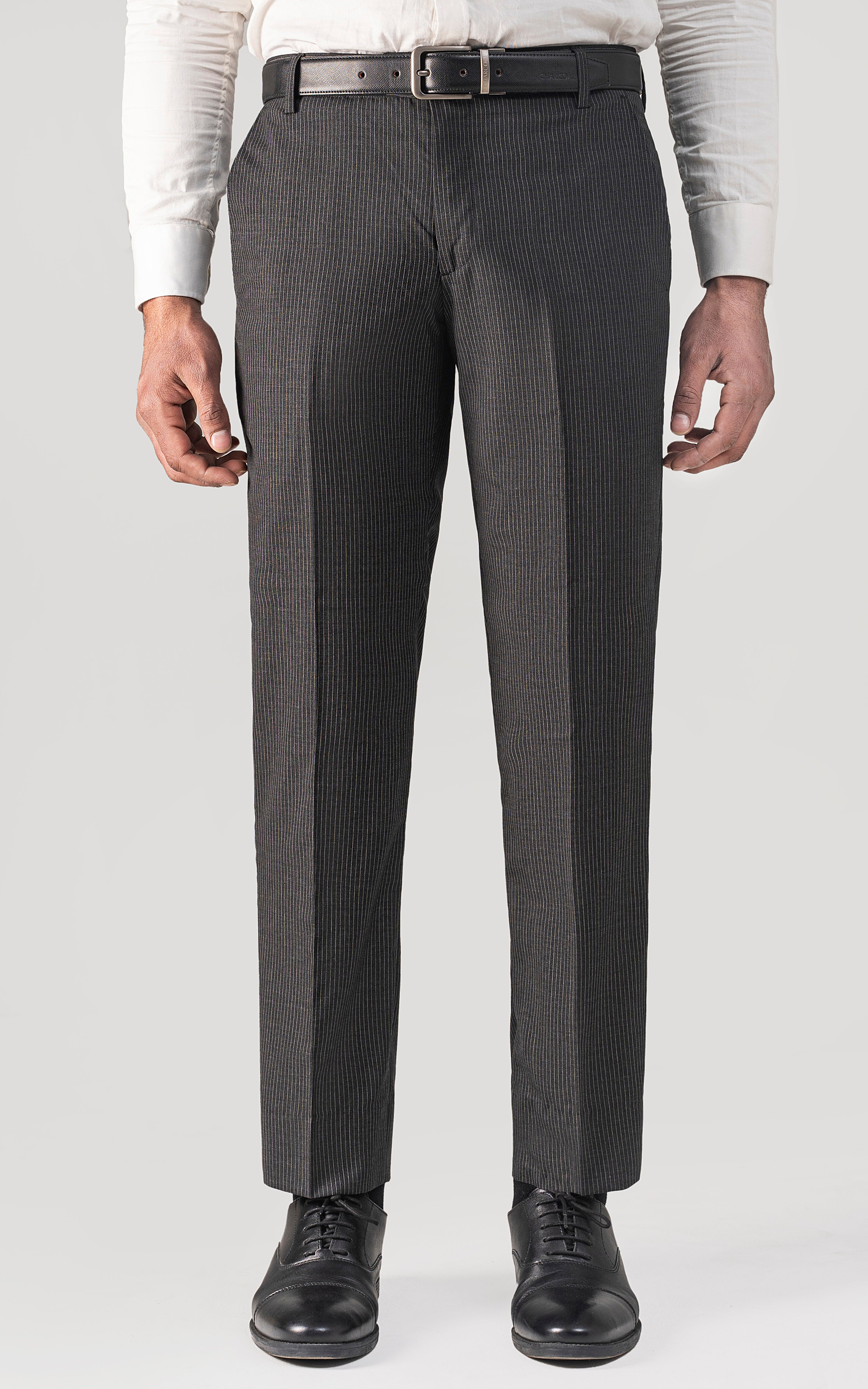 DRESS PANT SLIM FIT DARK GREY