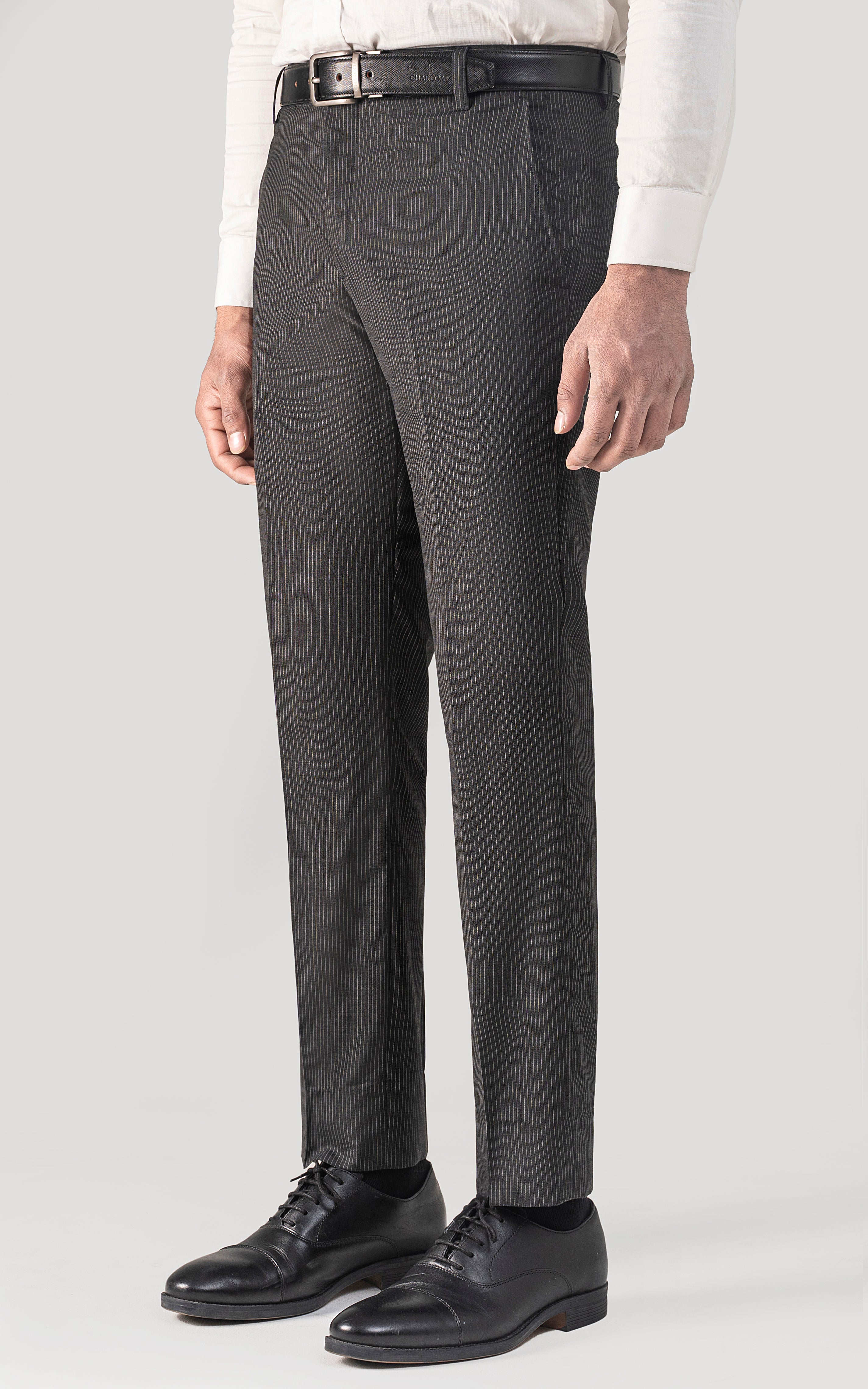 DRESS PANT SLIM FIT DARK GREY