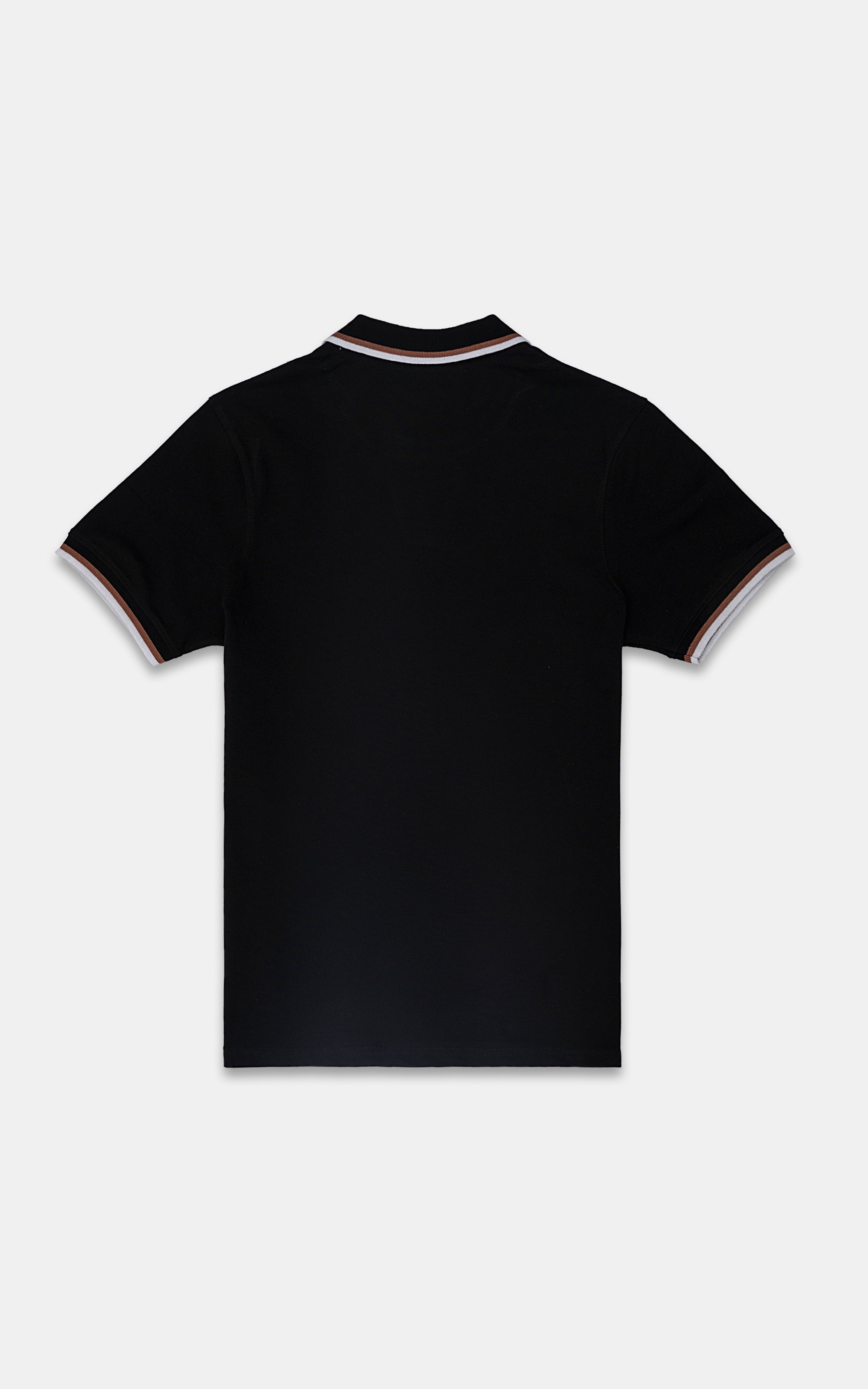 FASHION POLO SHIRT BLACK