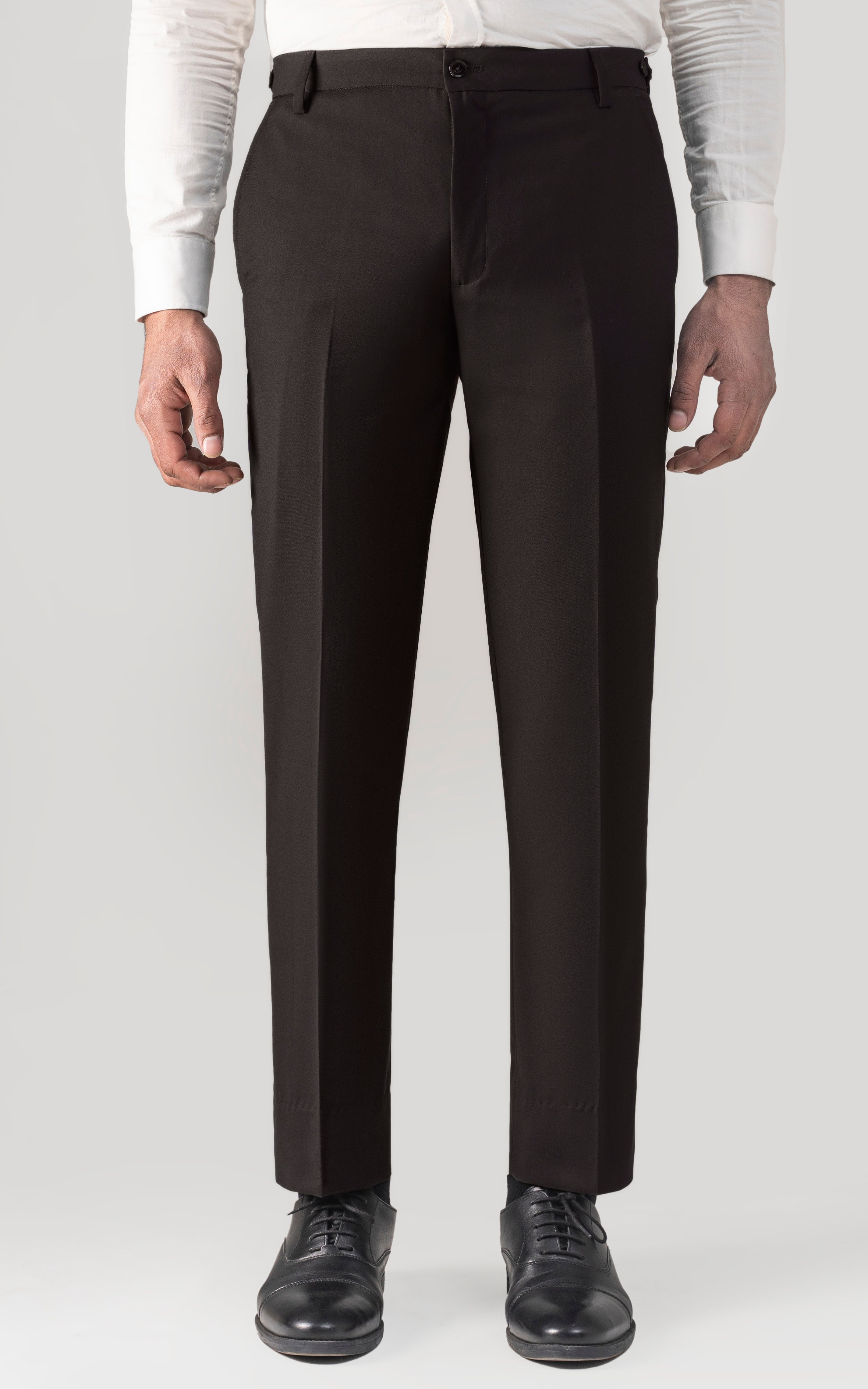 DRESS  PANT DARK BROWN