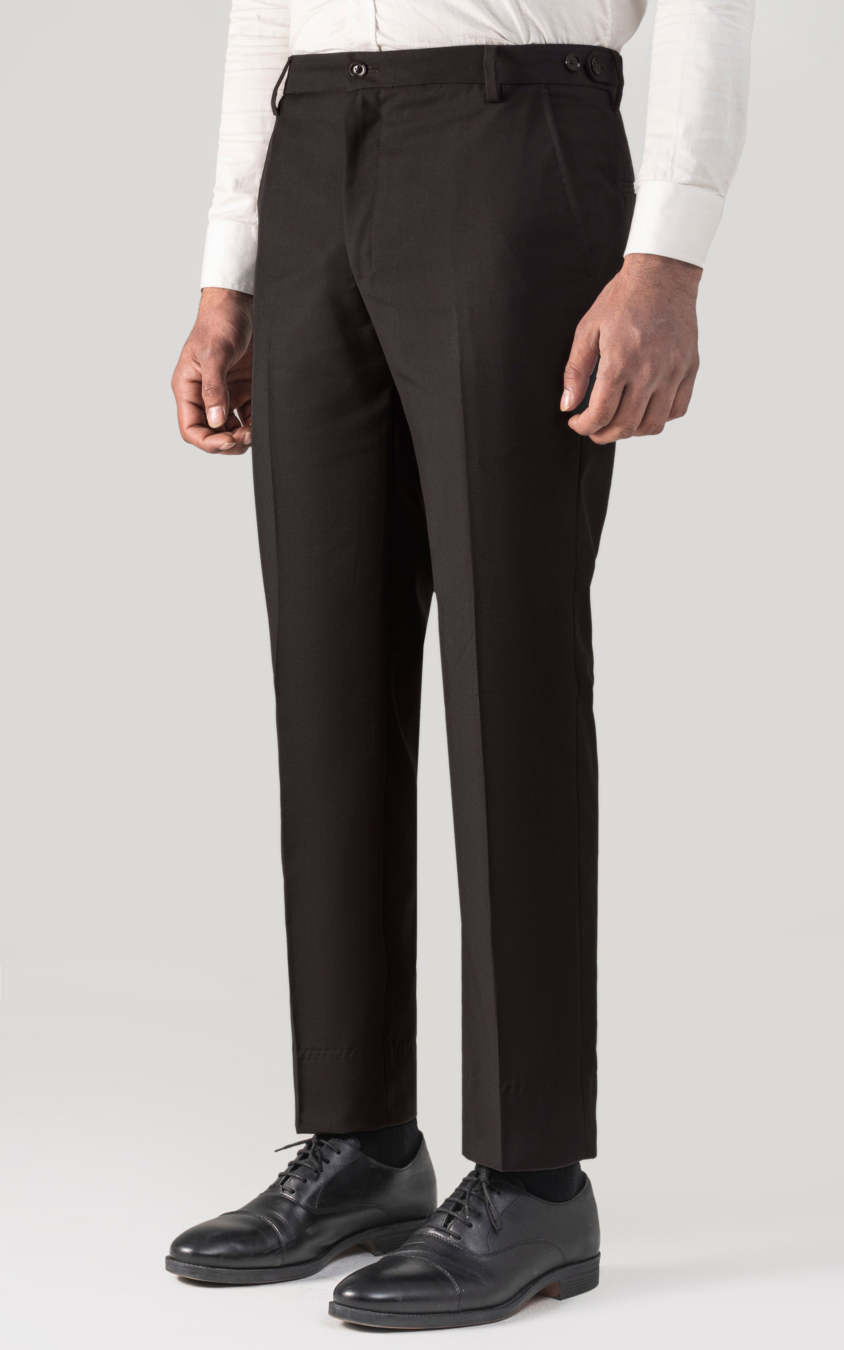 DRESS  PANT DARK BROWN