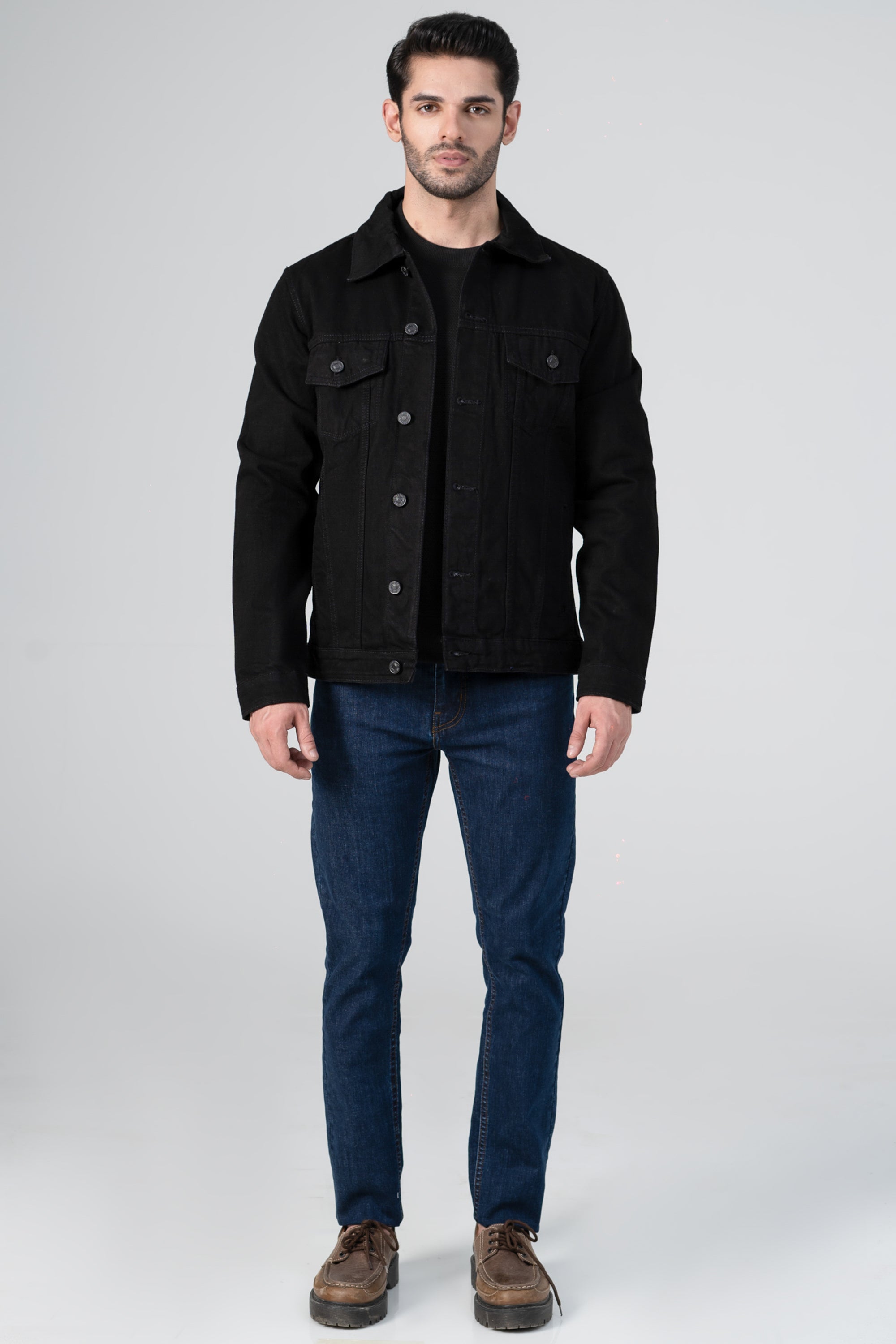 DENIM JACKET BLACK