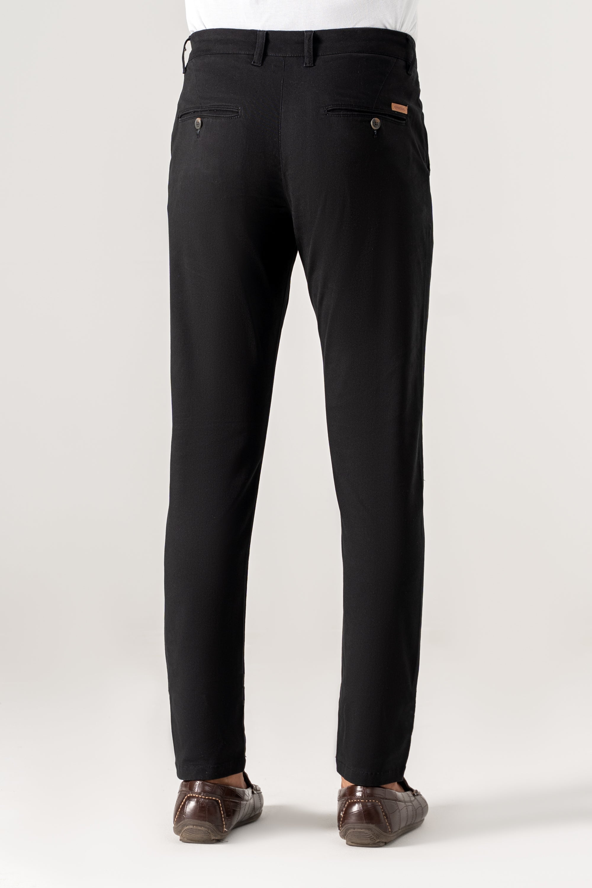 CROSS POCKET CASUAL PANT BLACK