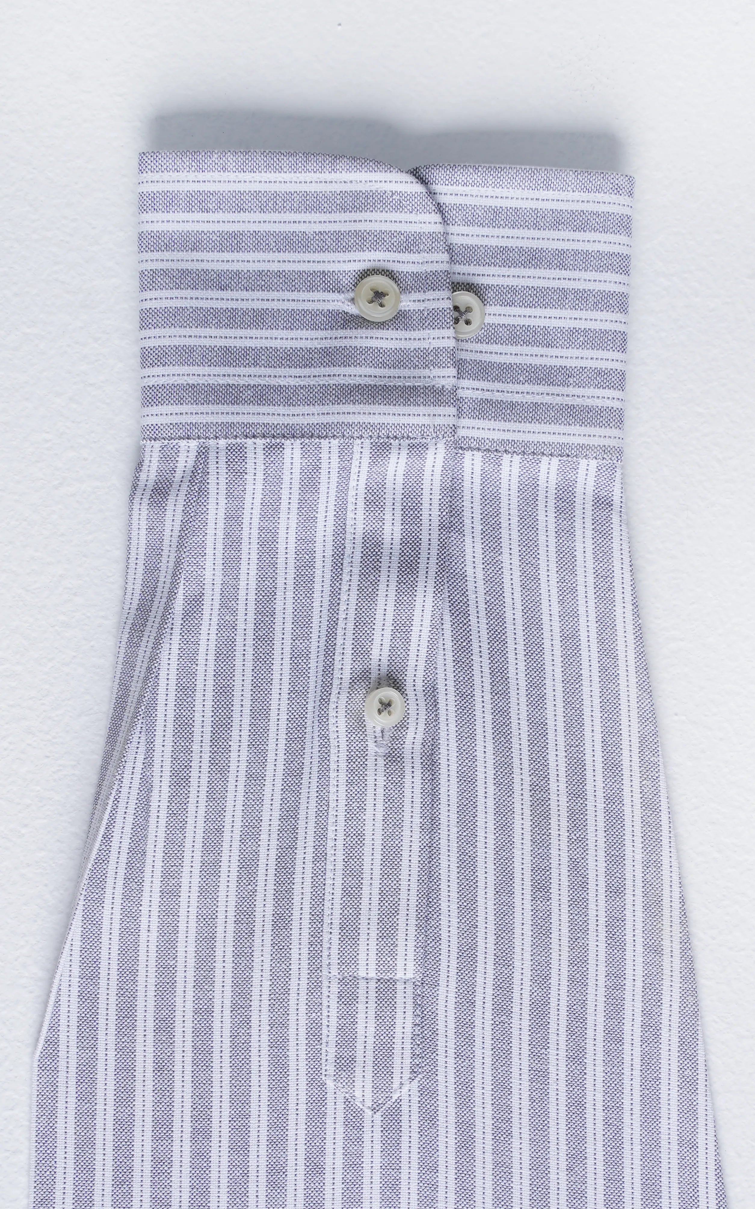 SEMI FORMAL SMART FIT STRIPED SHIRT GREY