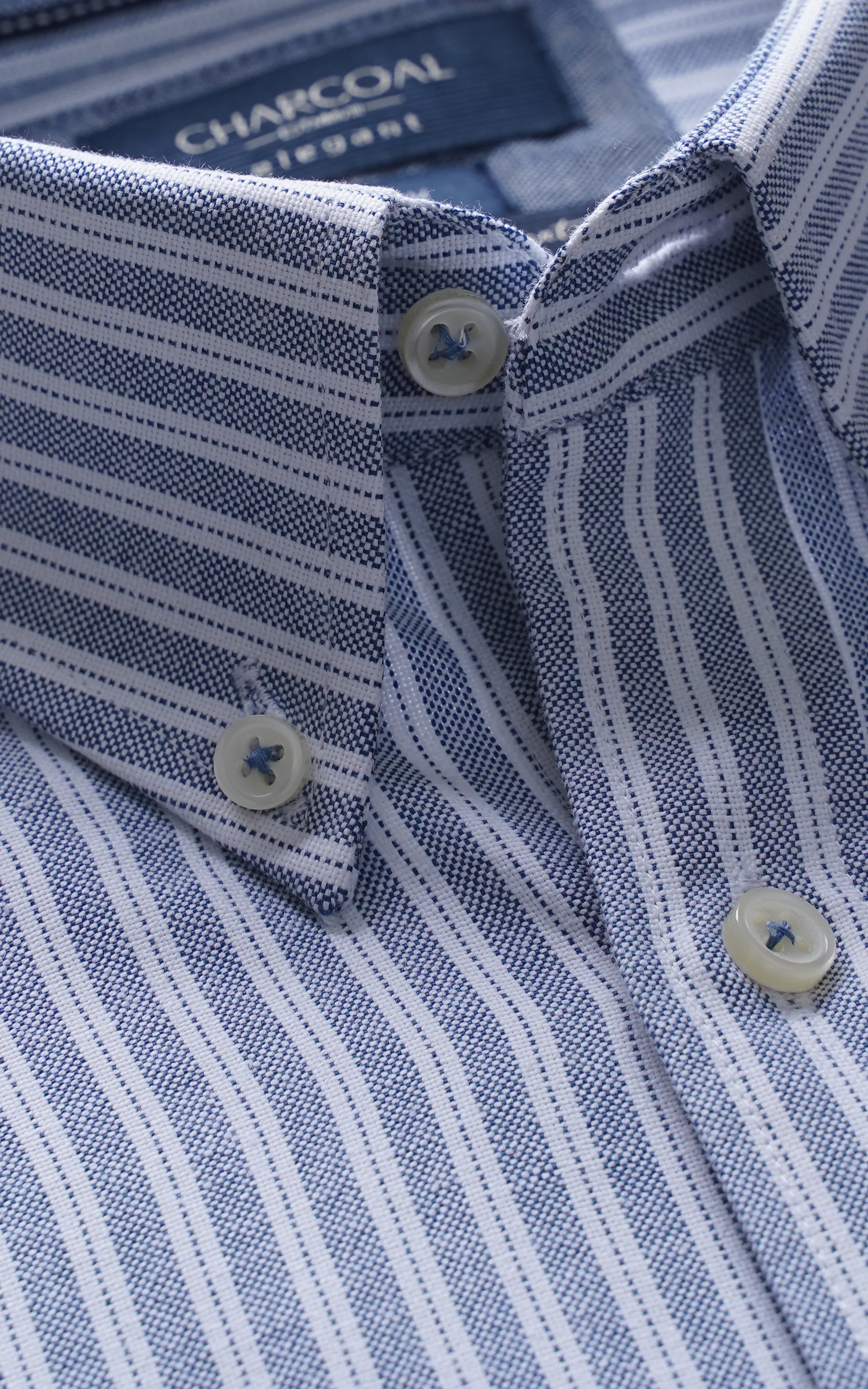 SEMI FORMAL SMART FIT STRIPED SHIRT BLUE