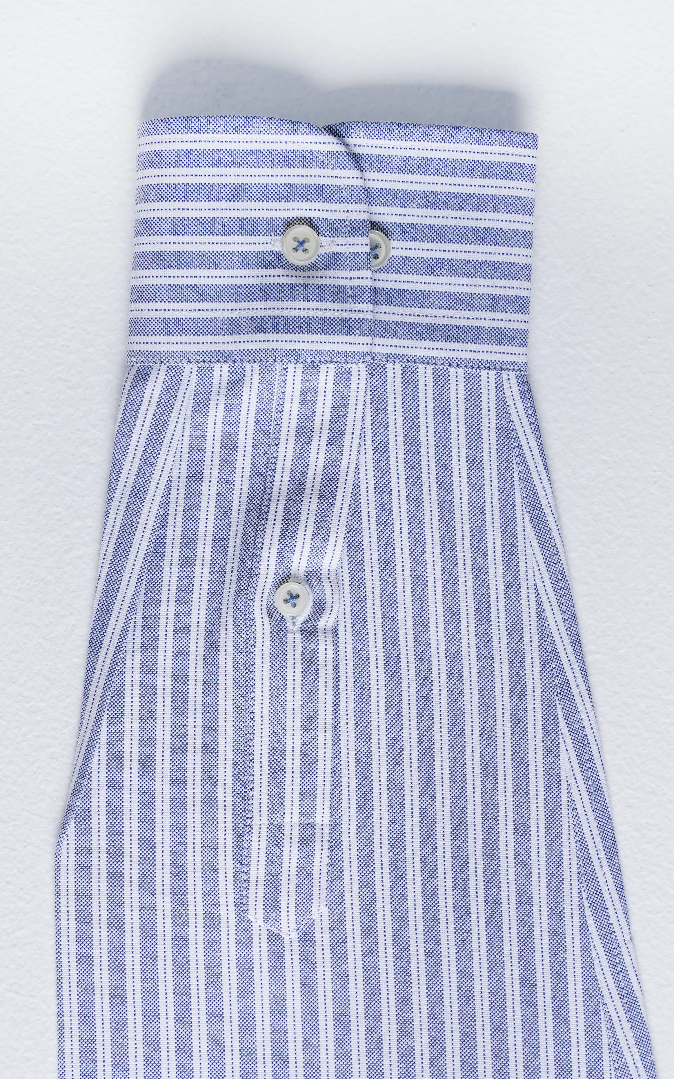 SEMI FORMAL SMART FIT STRIPED SHIRT BLUE