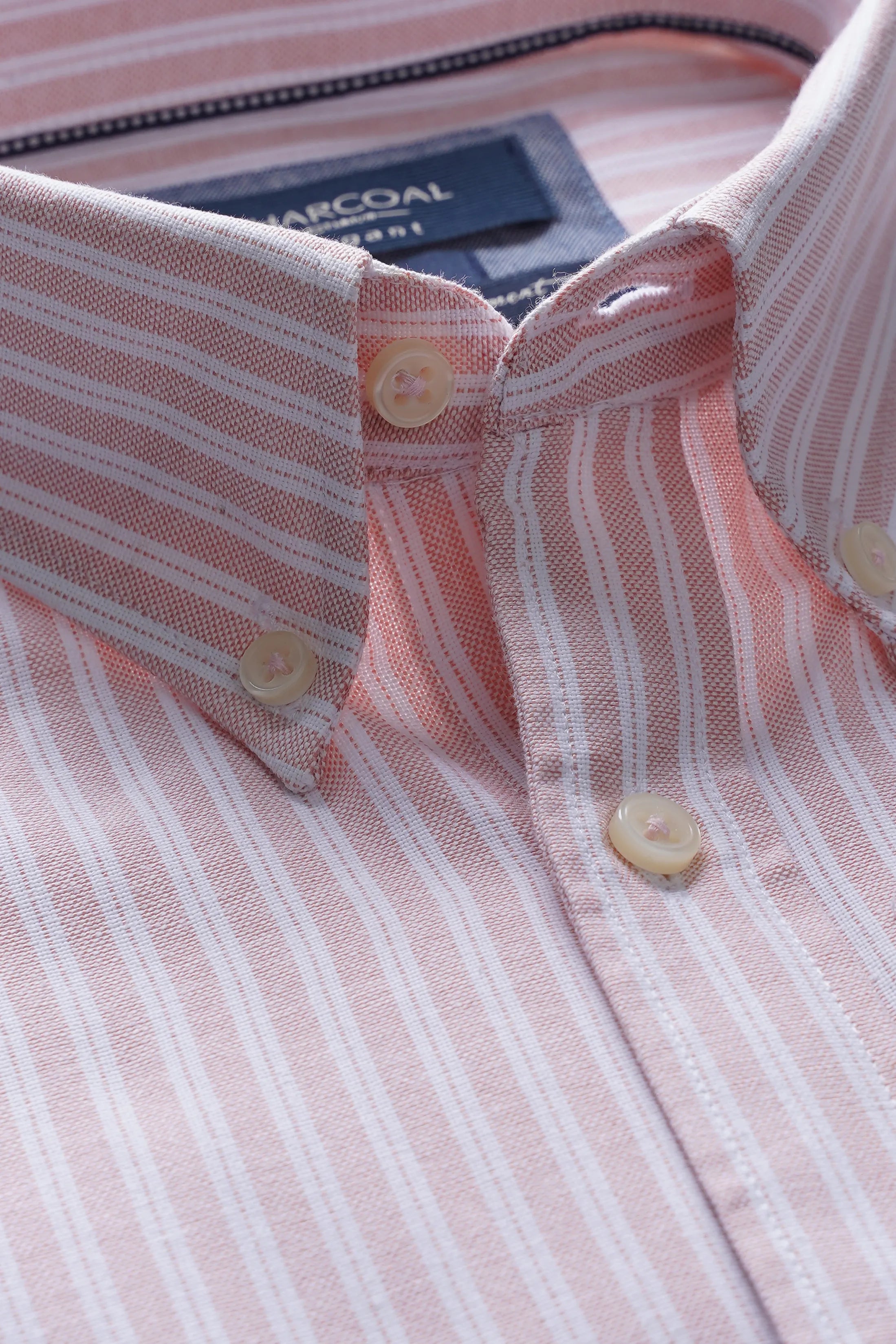 SEMI FORMAL SMART FIT STRIPED SHIRT TEA PINK