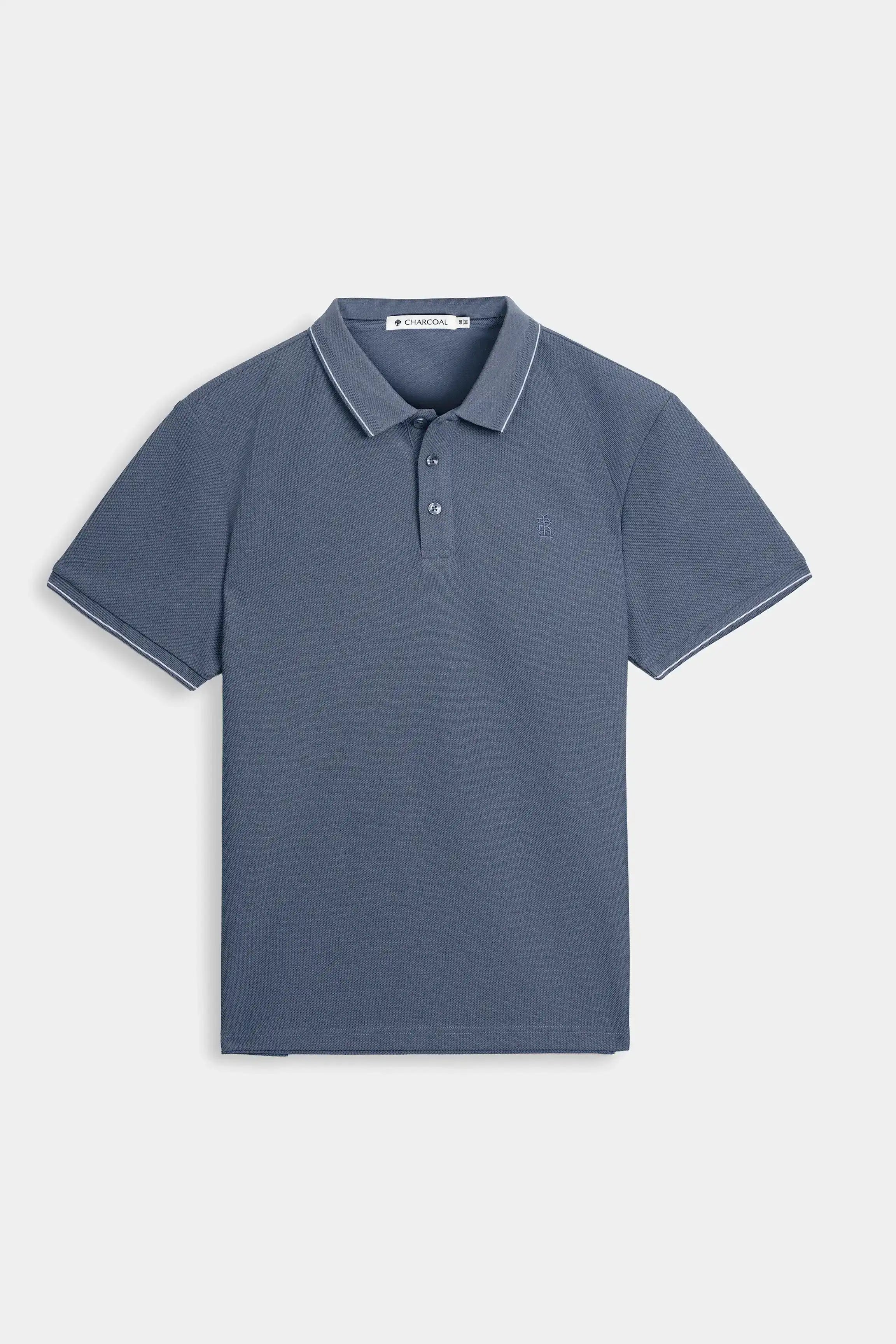 SMART FIT CLASSIC POLO SHIRT BLUISH GREY