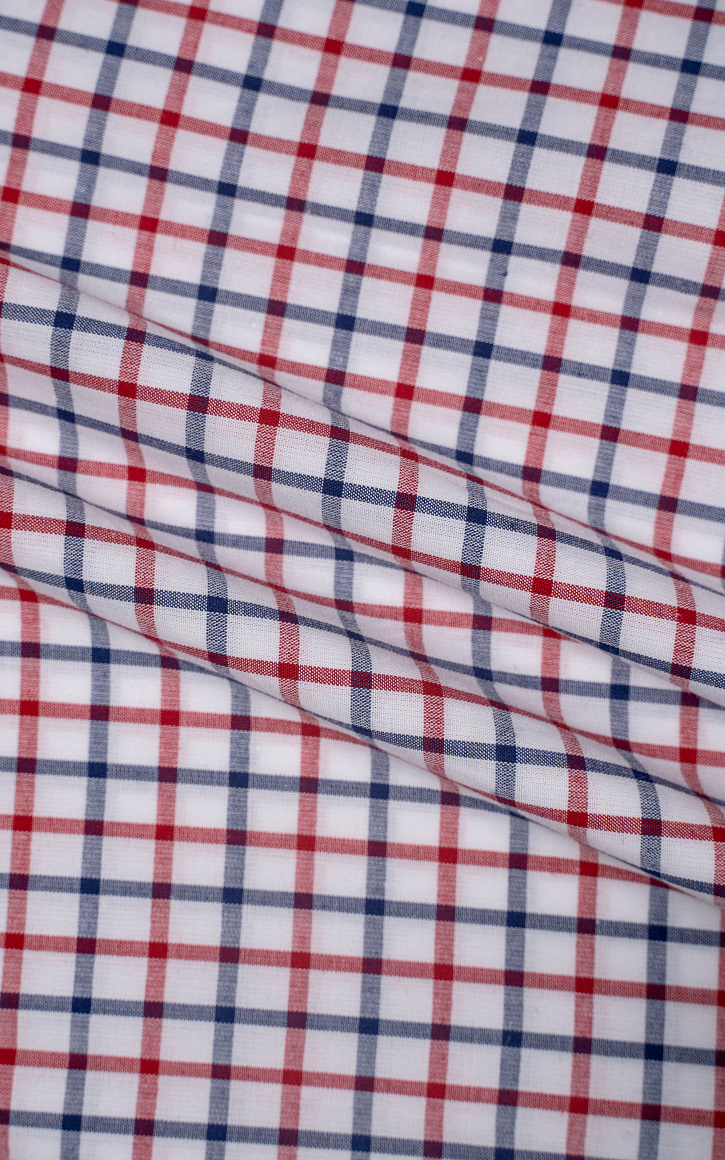 SEMI FORMAL SHIRT RED NAVY