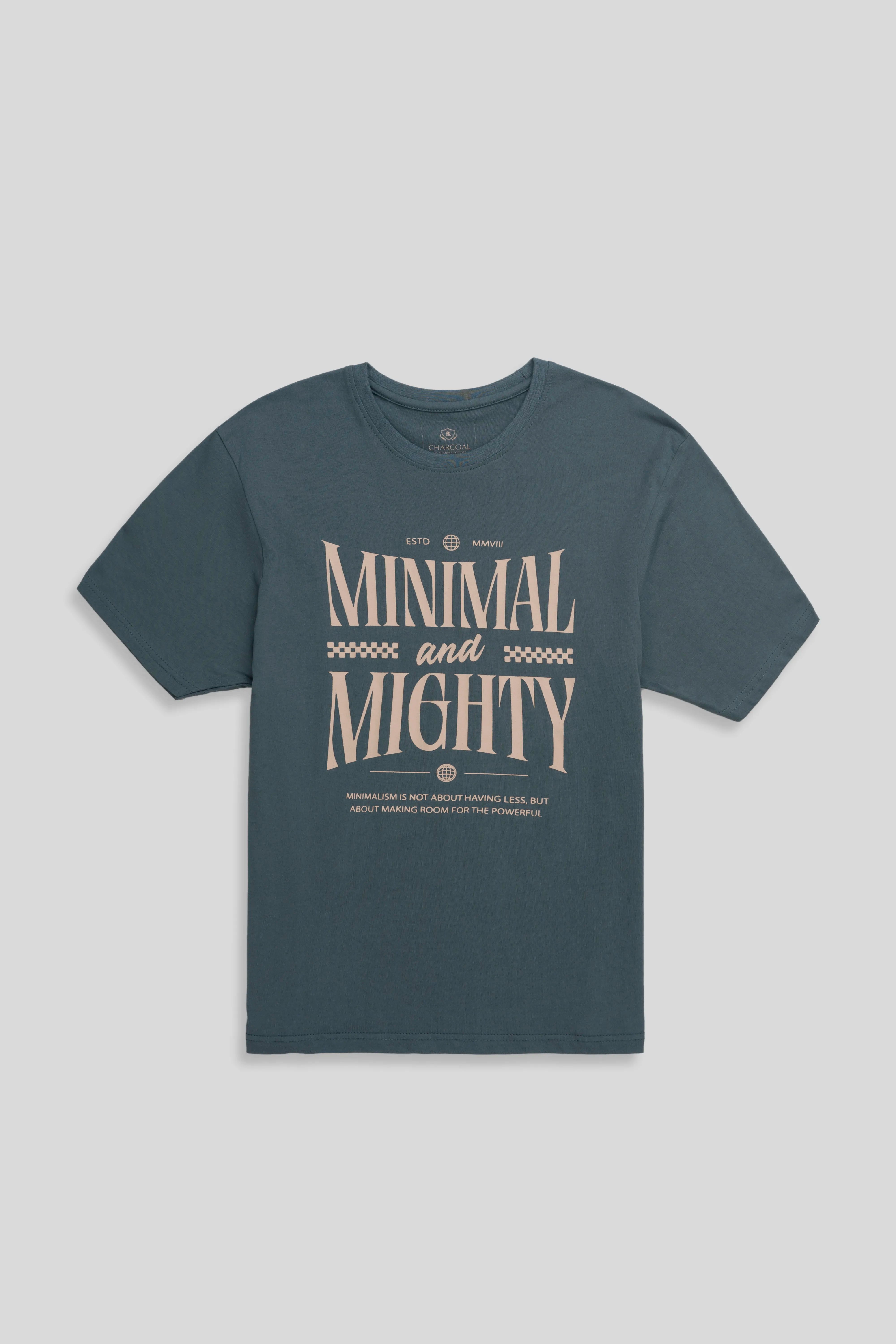 REGULAR FIT GRAPHIC T-SHIRT SEA GREEN