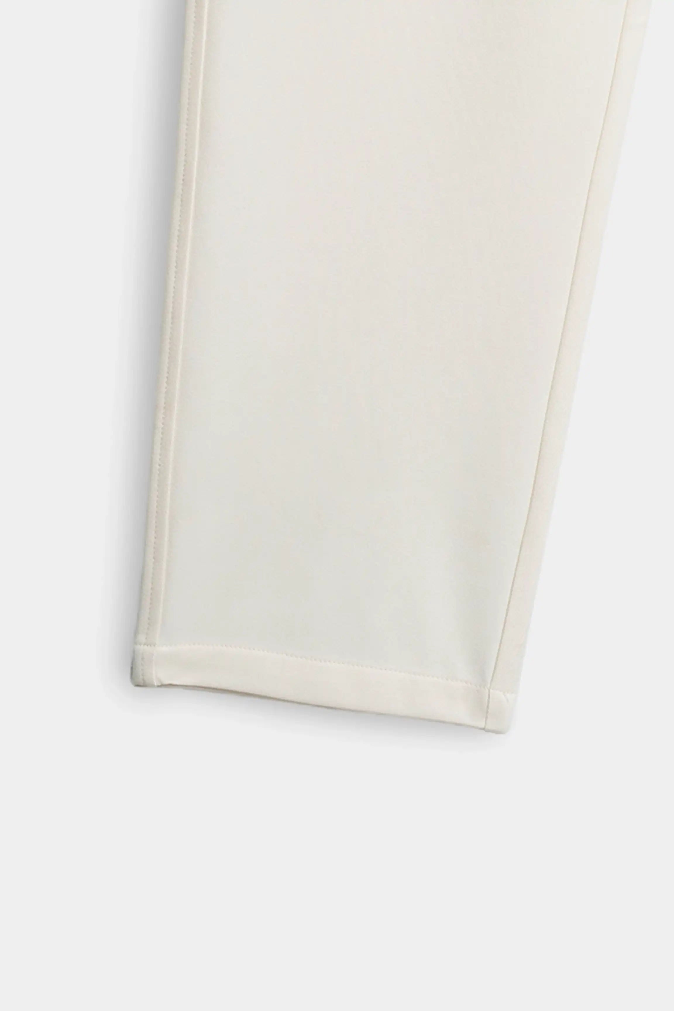 ELASTICATED WAIST CASUAL PANT OFF WHITE