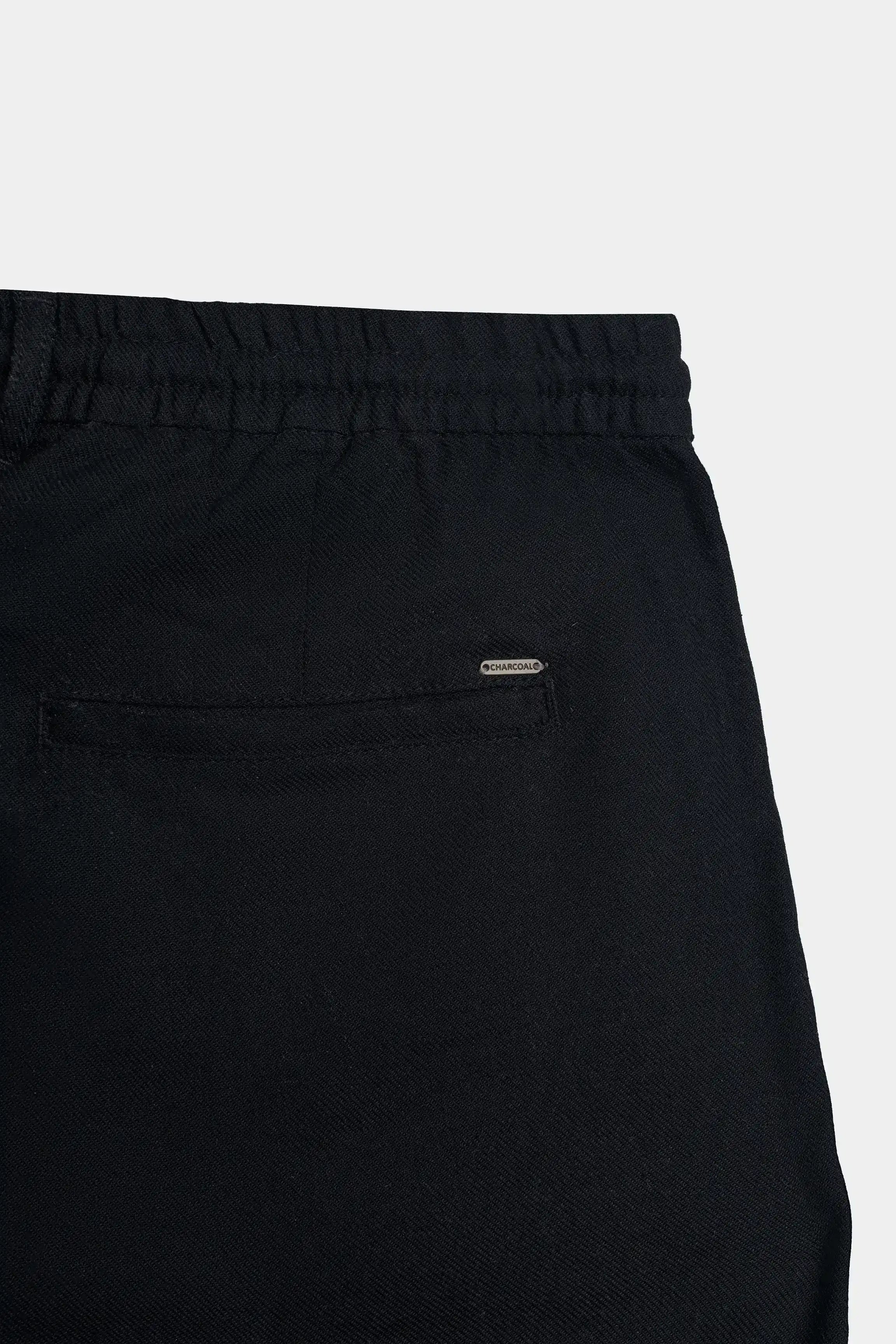 CASUAL TROUSER CROSS POCKET BLACK
