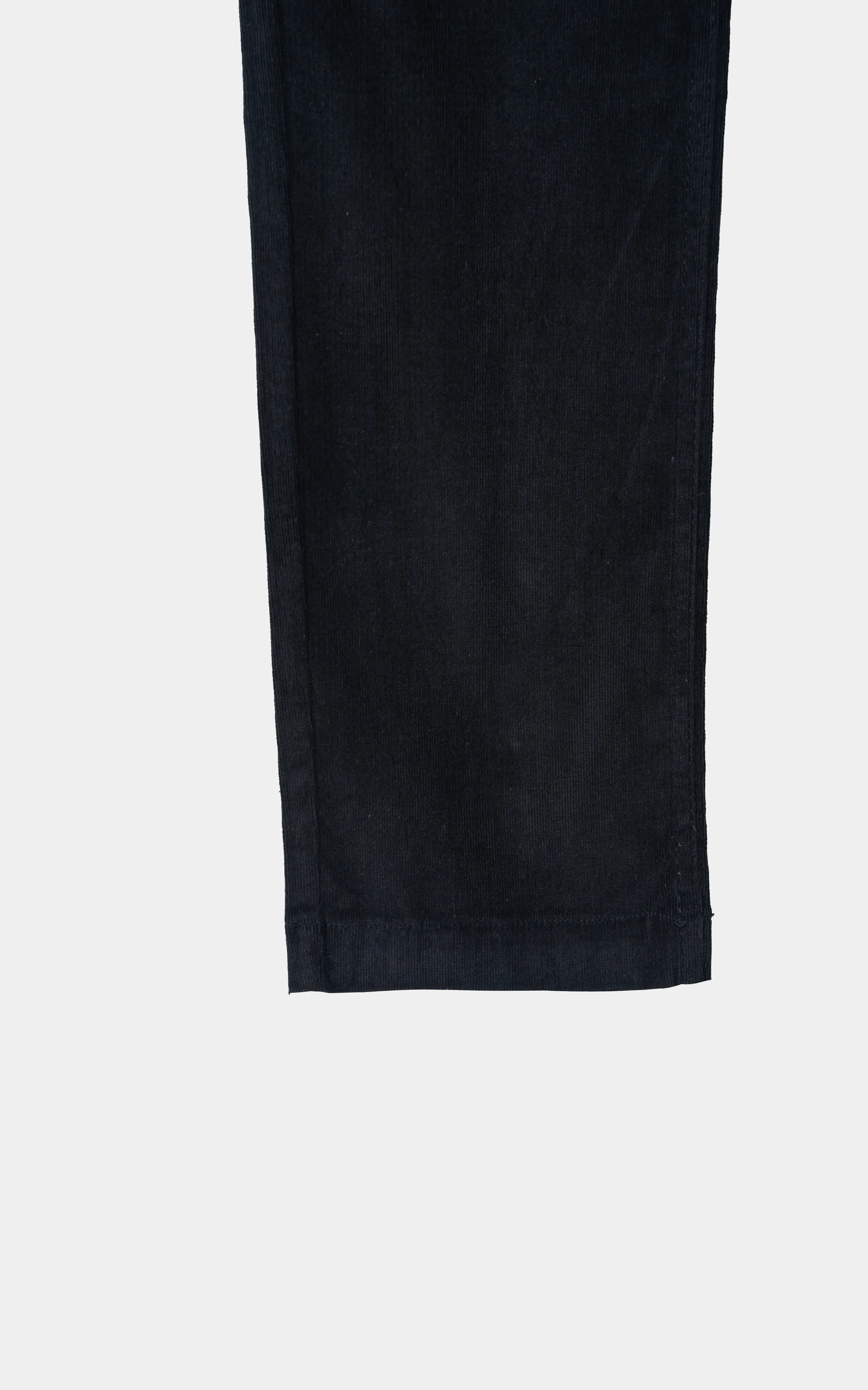 CORDUROY FIVE POCKET STRAIGHT FIT CASUAL PANT BLACK