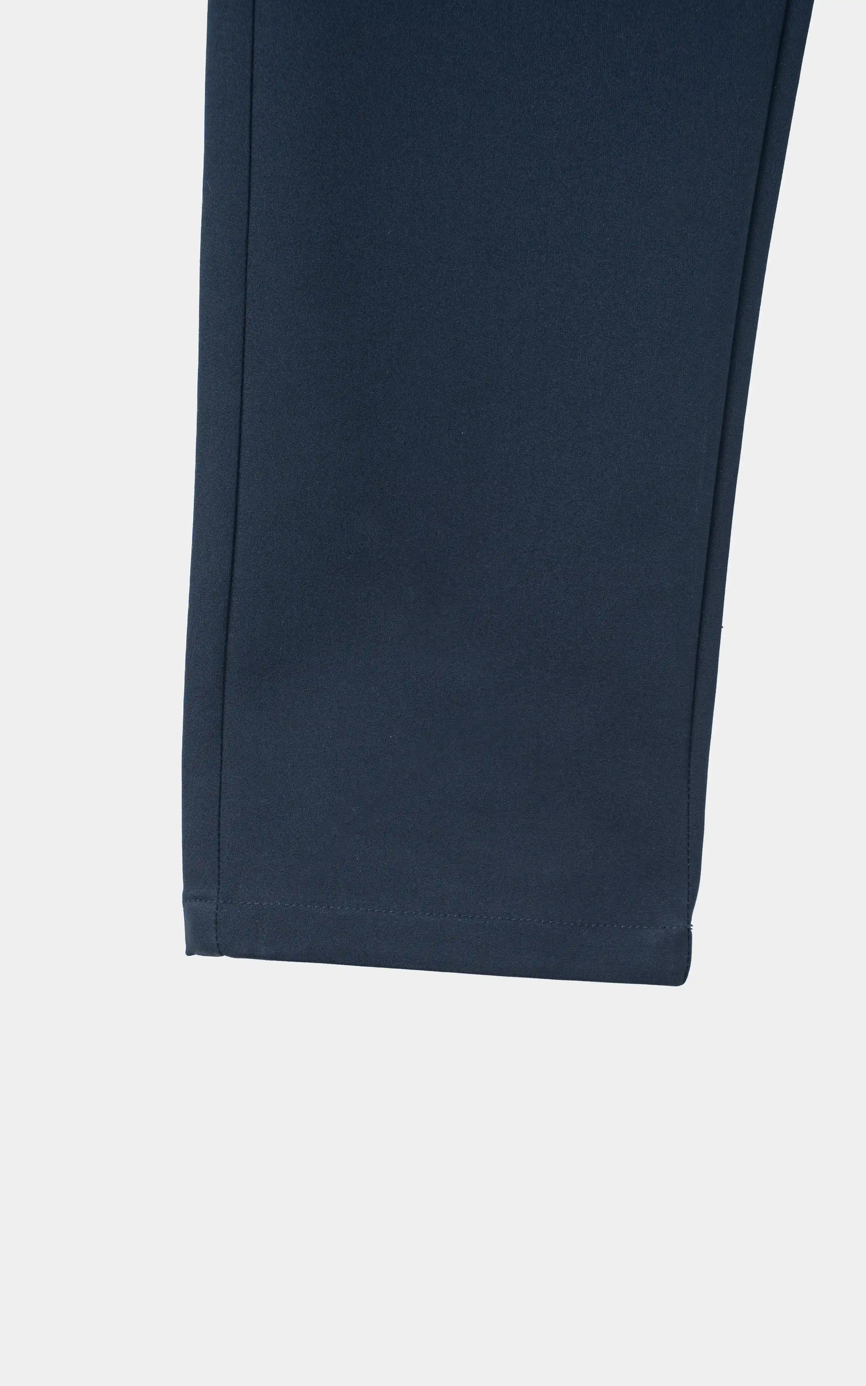 PLAIN SMART FIT CASUAL PANT NAVY