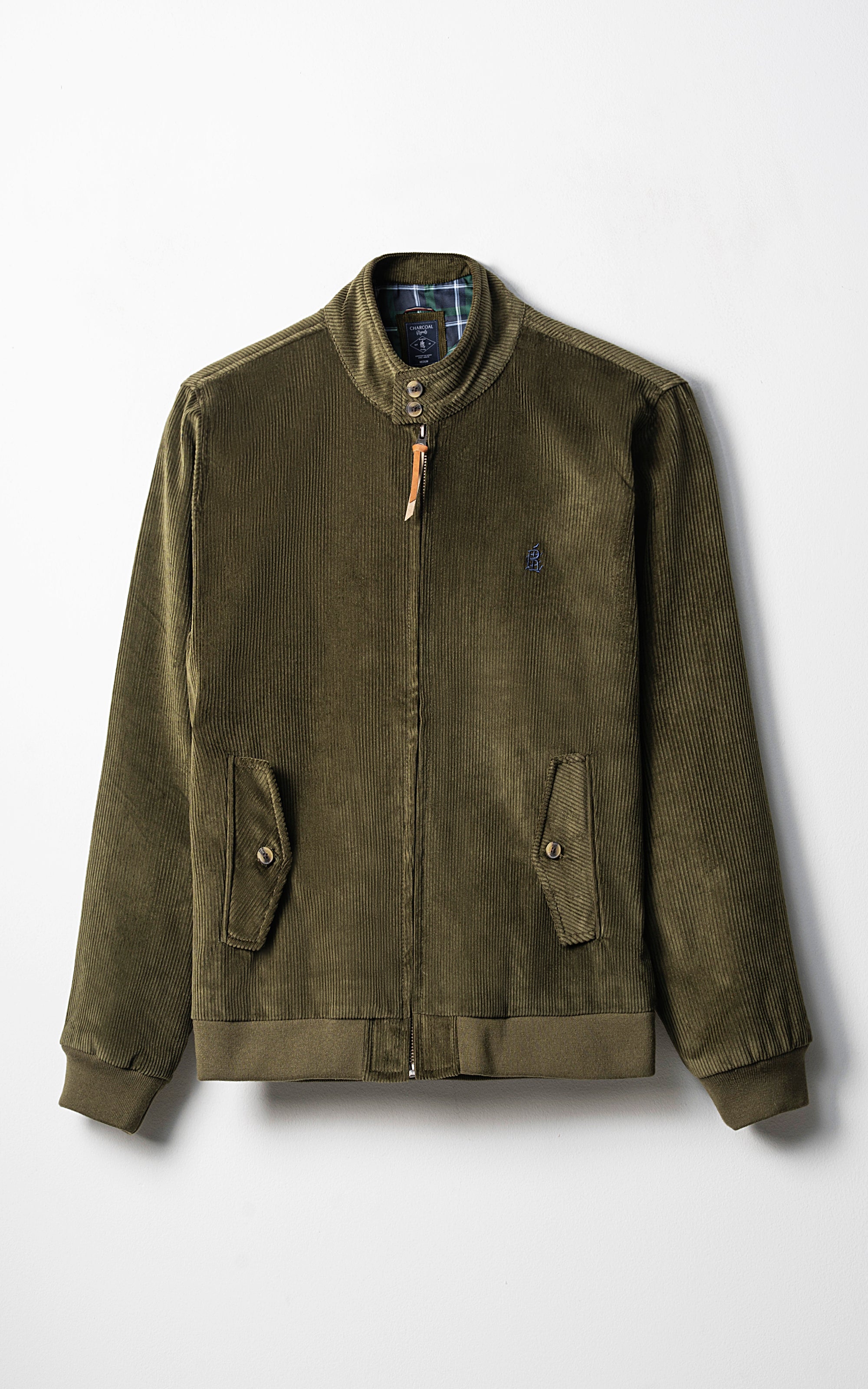 CORDUROY JACKET FULL SLEEVE OLIVE GREEN