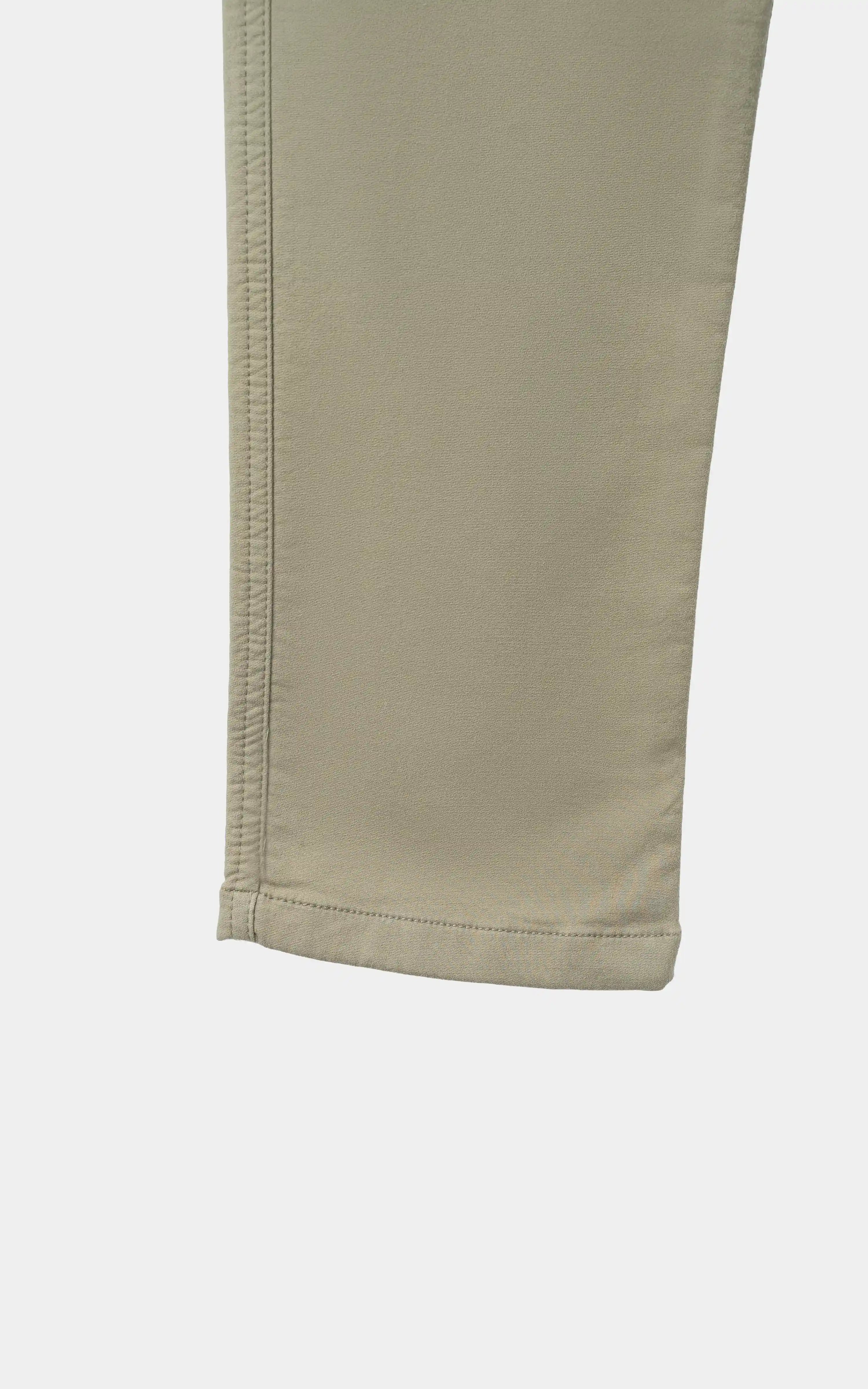 TERRY TWILL SMART FIT  CASUAL PANT LIGHT OLIVE