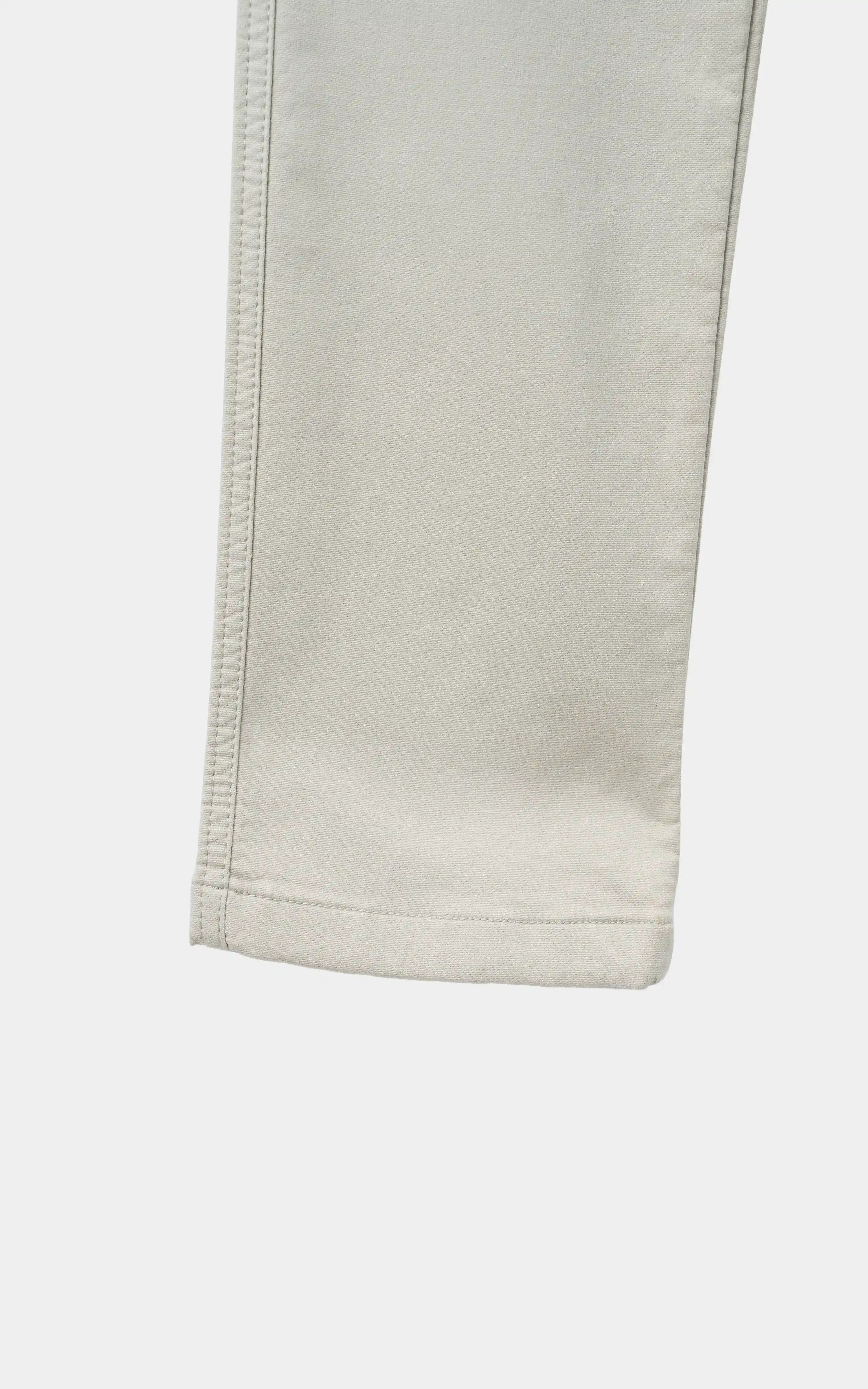 TERRY TWILL SMART FIT  CASUAL PANT BEIGE