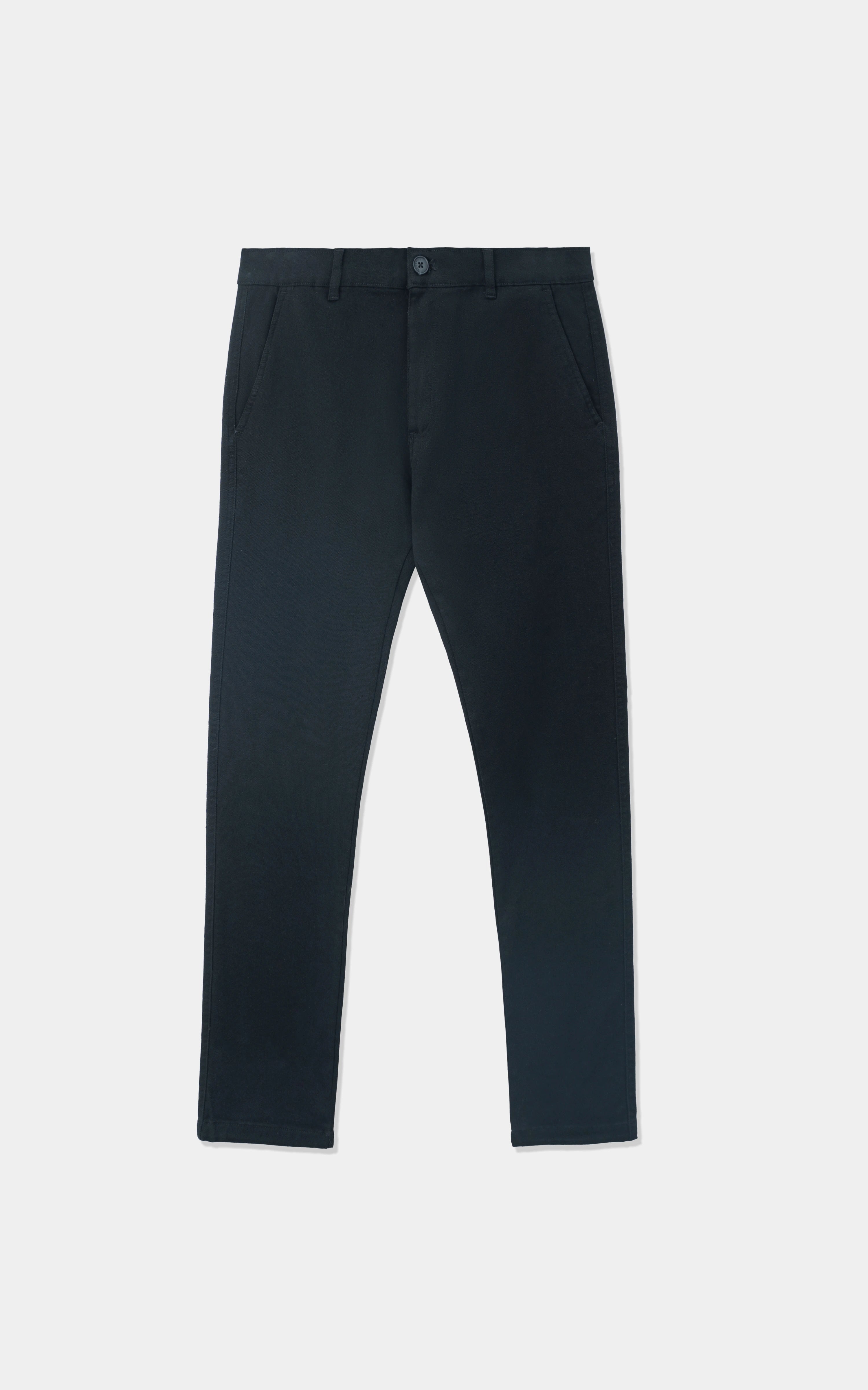 TWILL SMART FIT CASUAL PANT BLACK