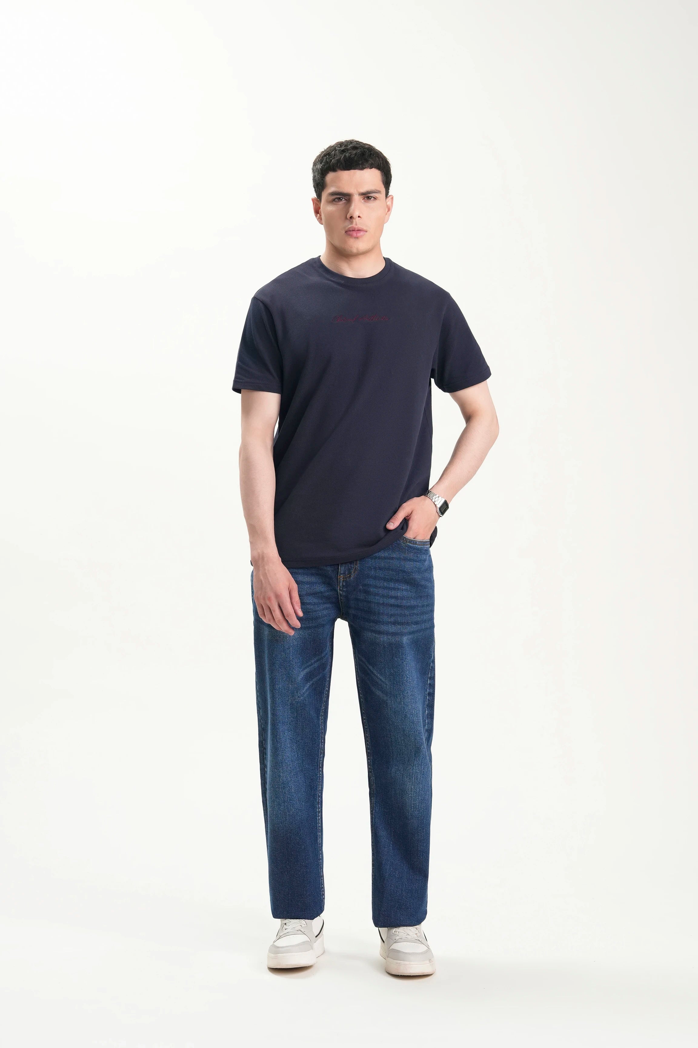 T SHIRT REGULAR FIT NAVY