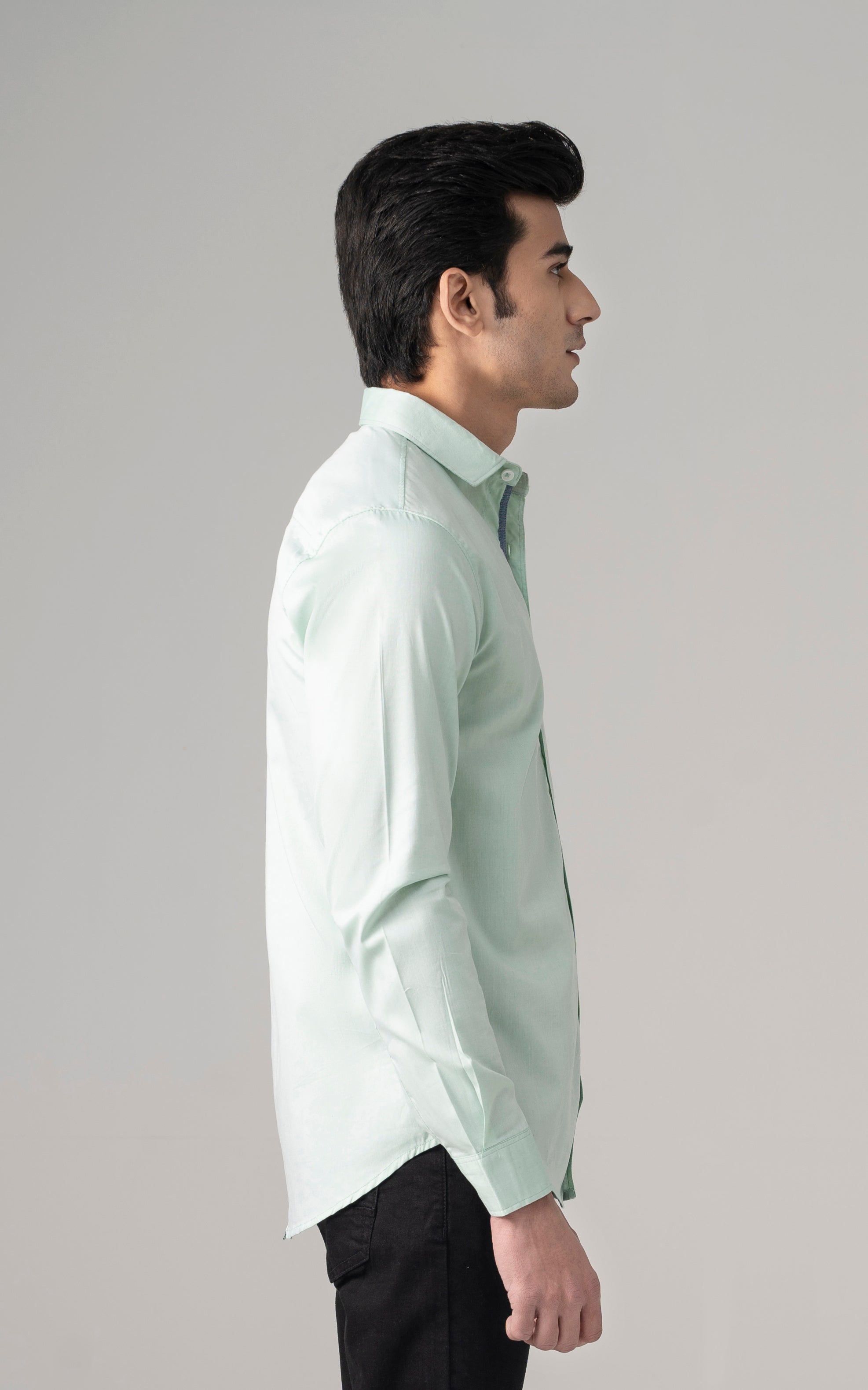 CASUAL SHIRT  LIGHT AQUA