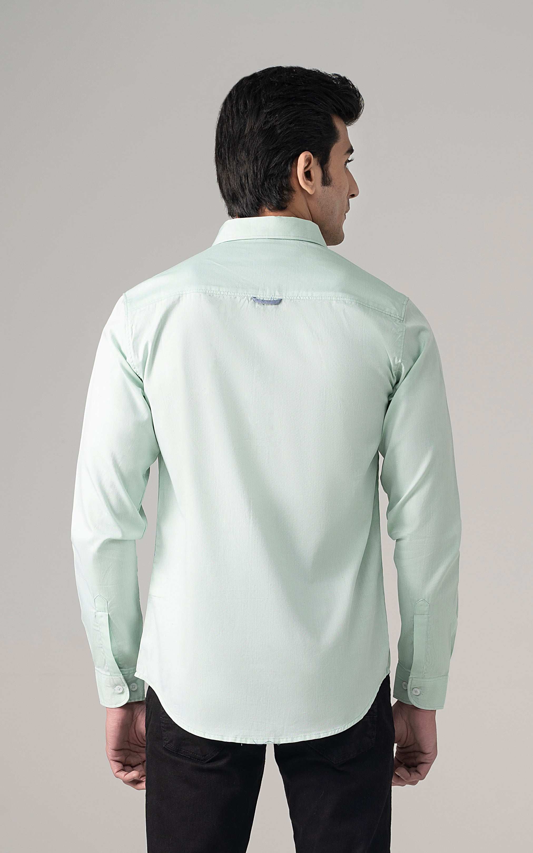 CASUAL SHIRT  LIGHT AQUA