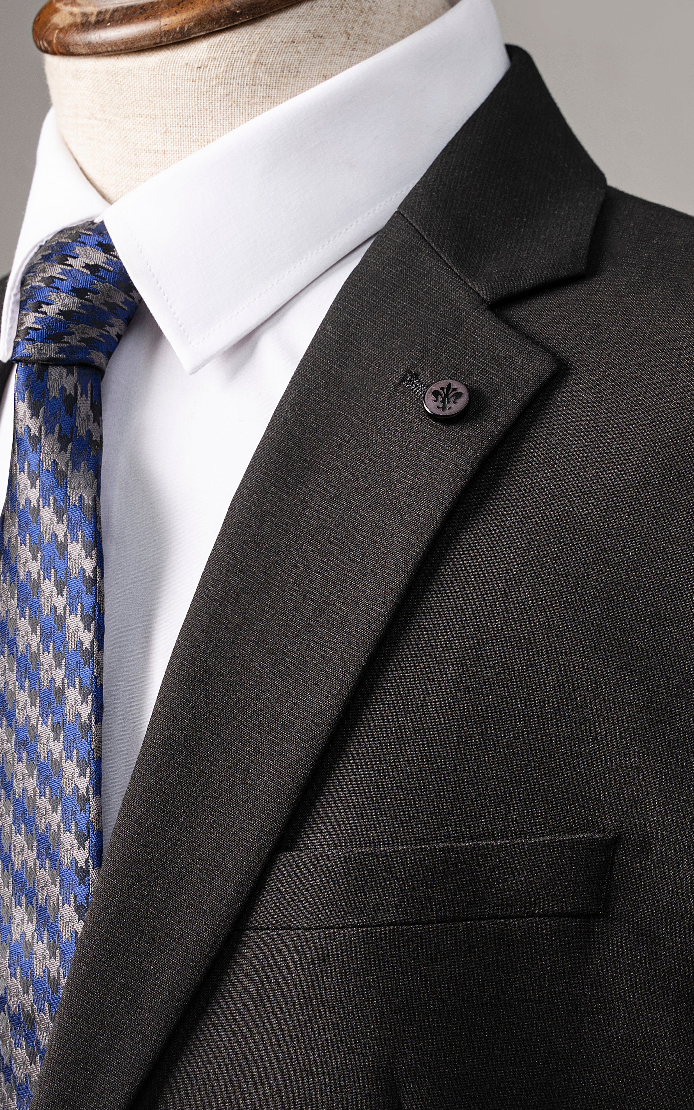 2 PIECE SUIT SLIM FIT BLACK