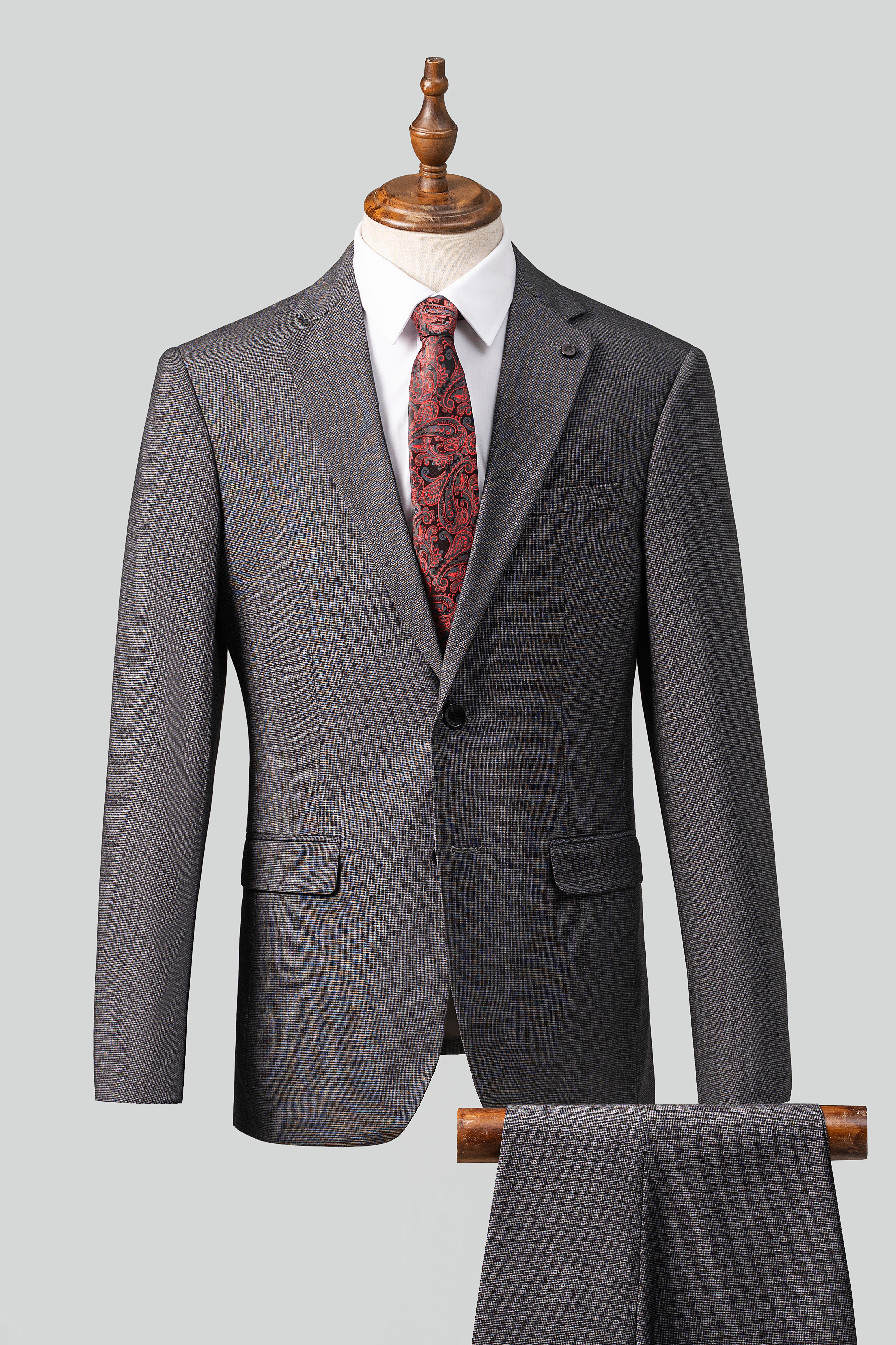 2 PIECE SUIT SLIM FIT DARK GREY