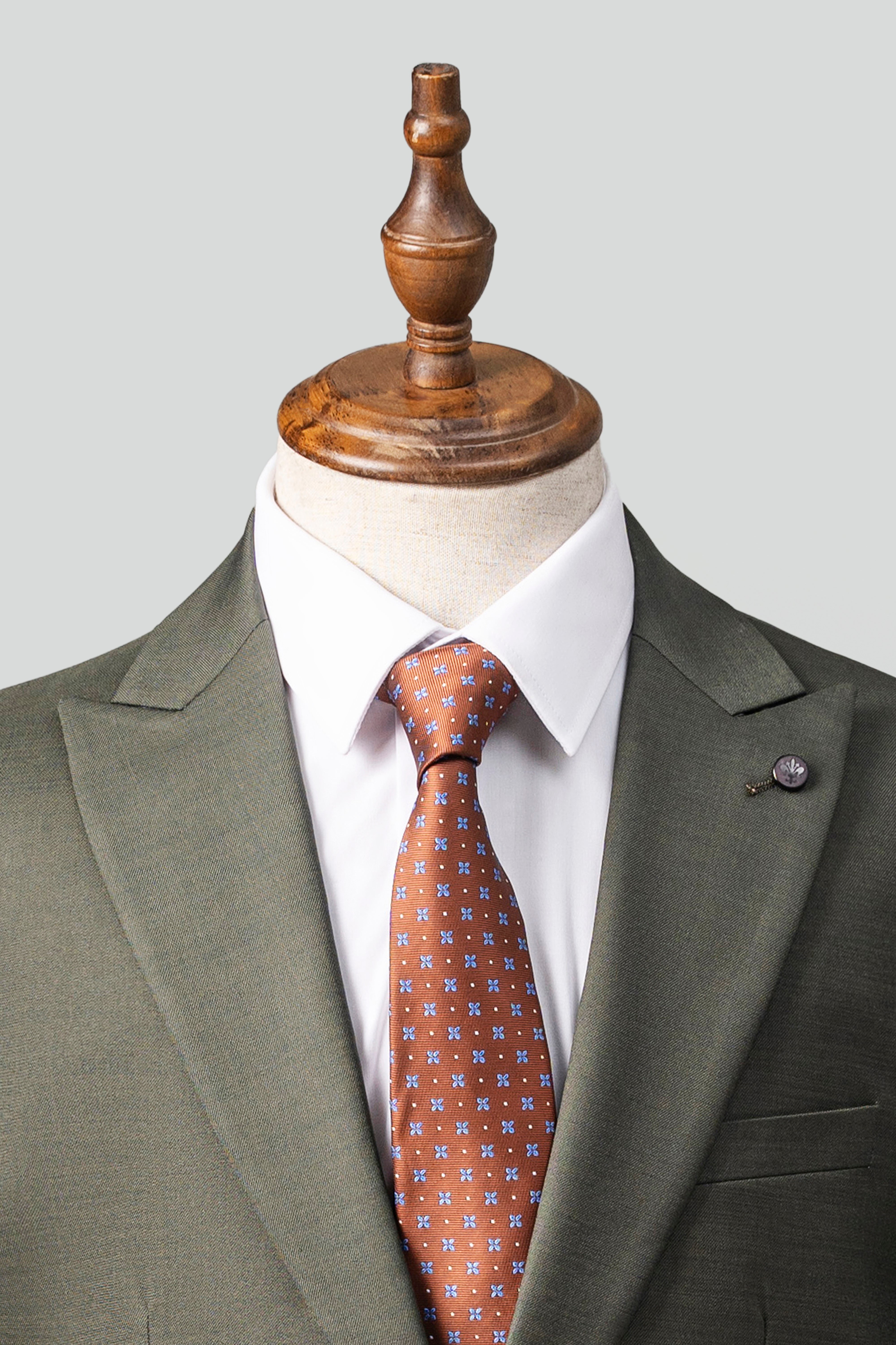 2 PIECE SUIT SLIM FIT DARK OLIVE