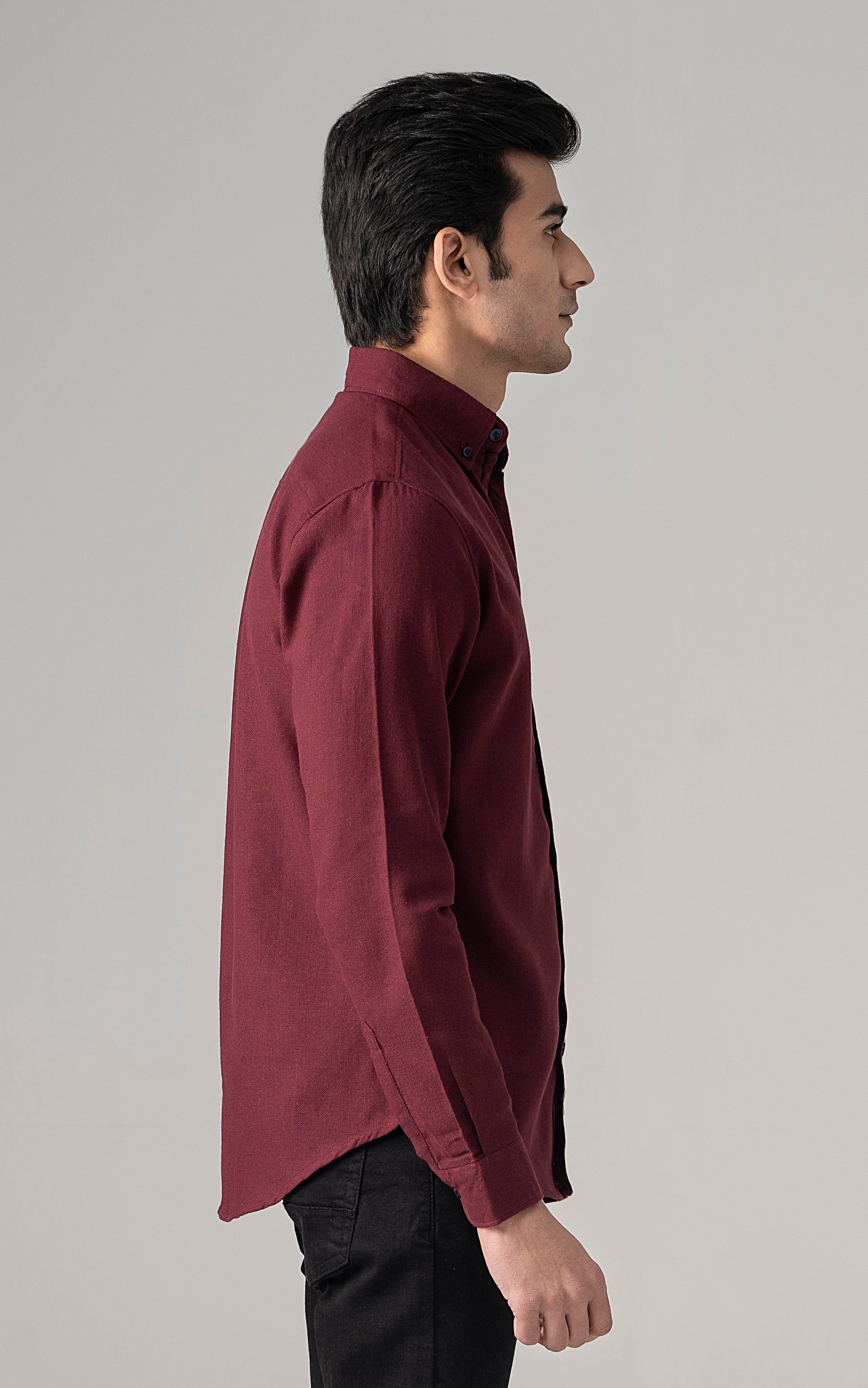 CASUAL SHIRT MAROON