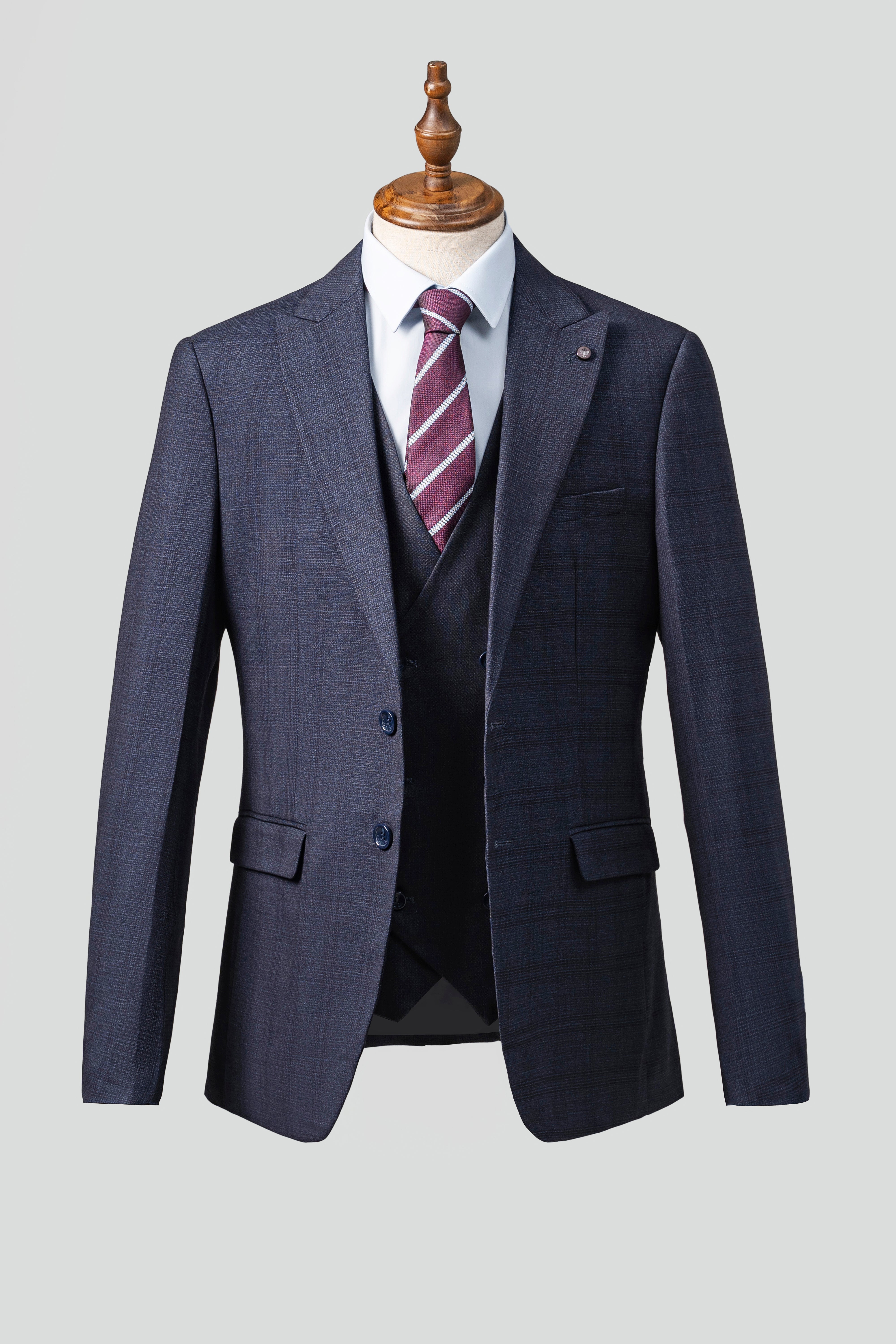 3 PIECE SUIT SLIM FIT NAVY BLUE