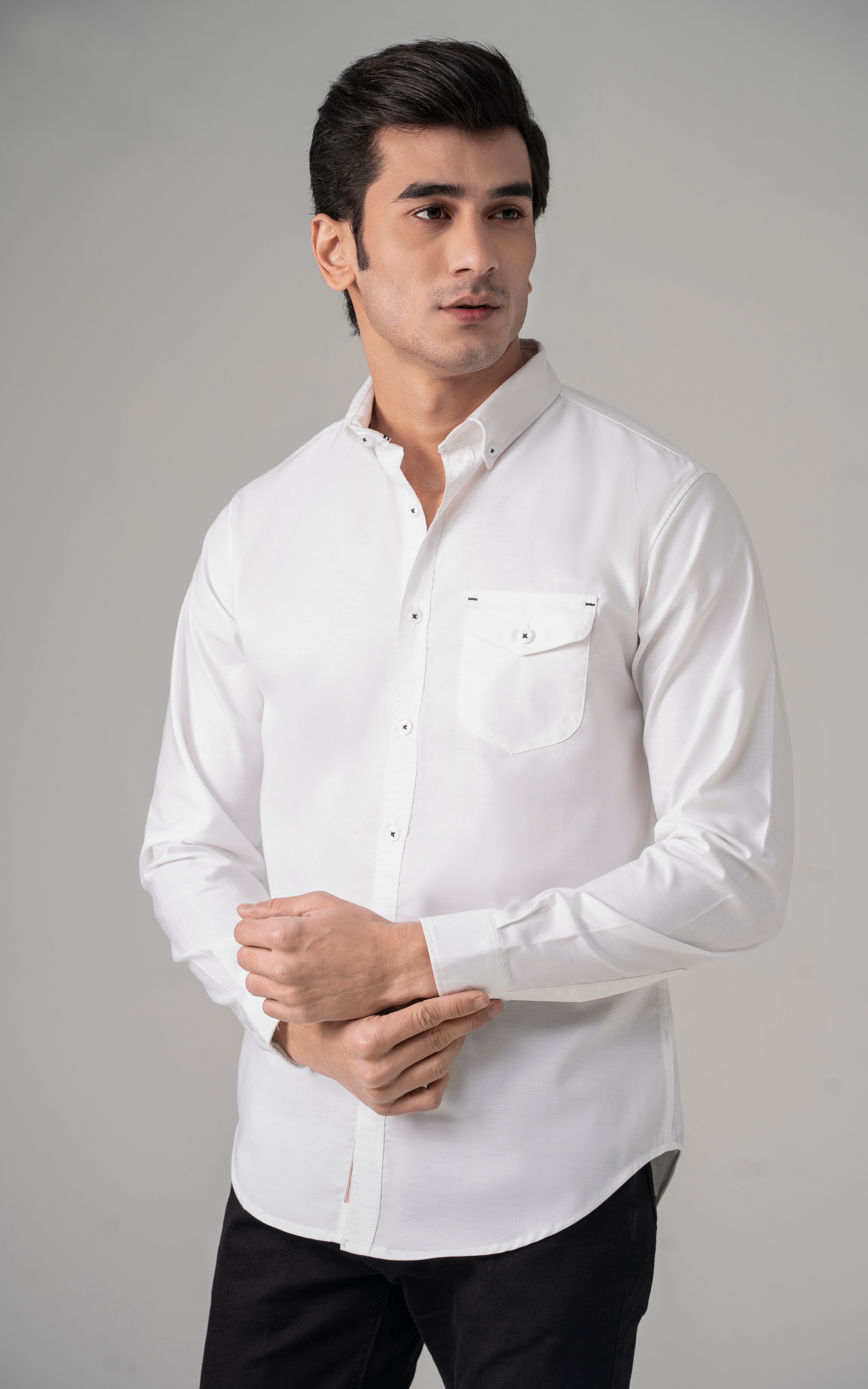 CASUAL SHIRT OFF WHITE