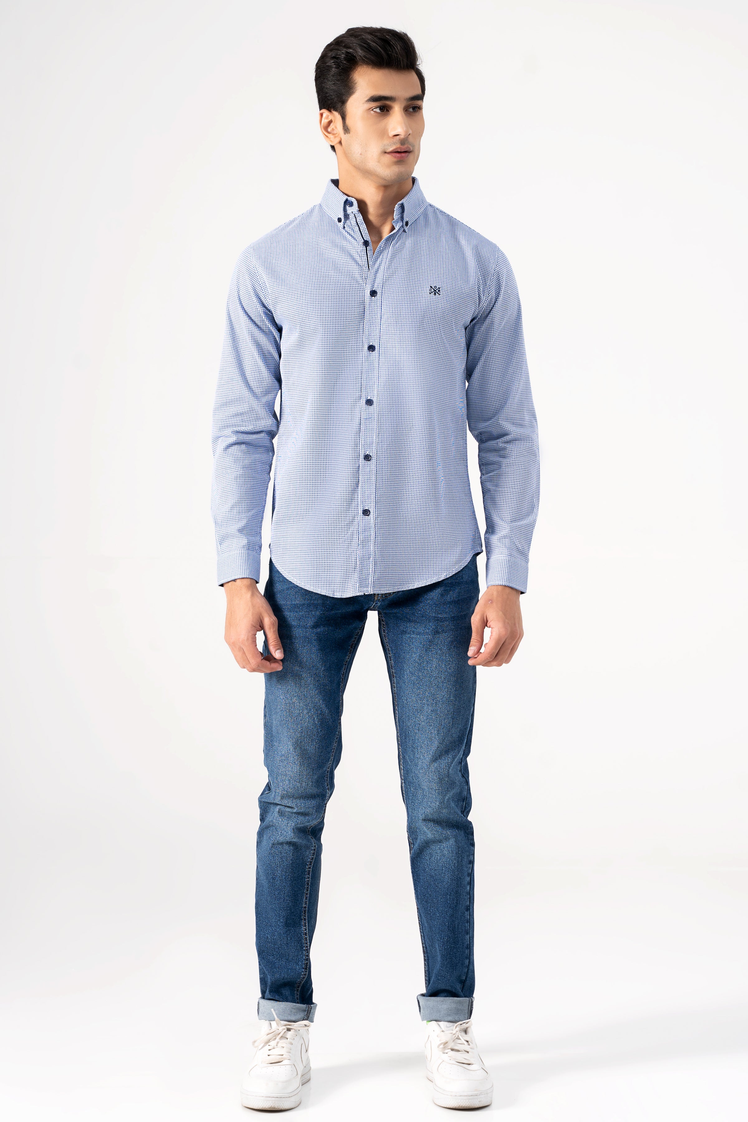 CASUAL SHIRT BLUE